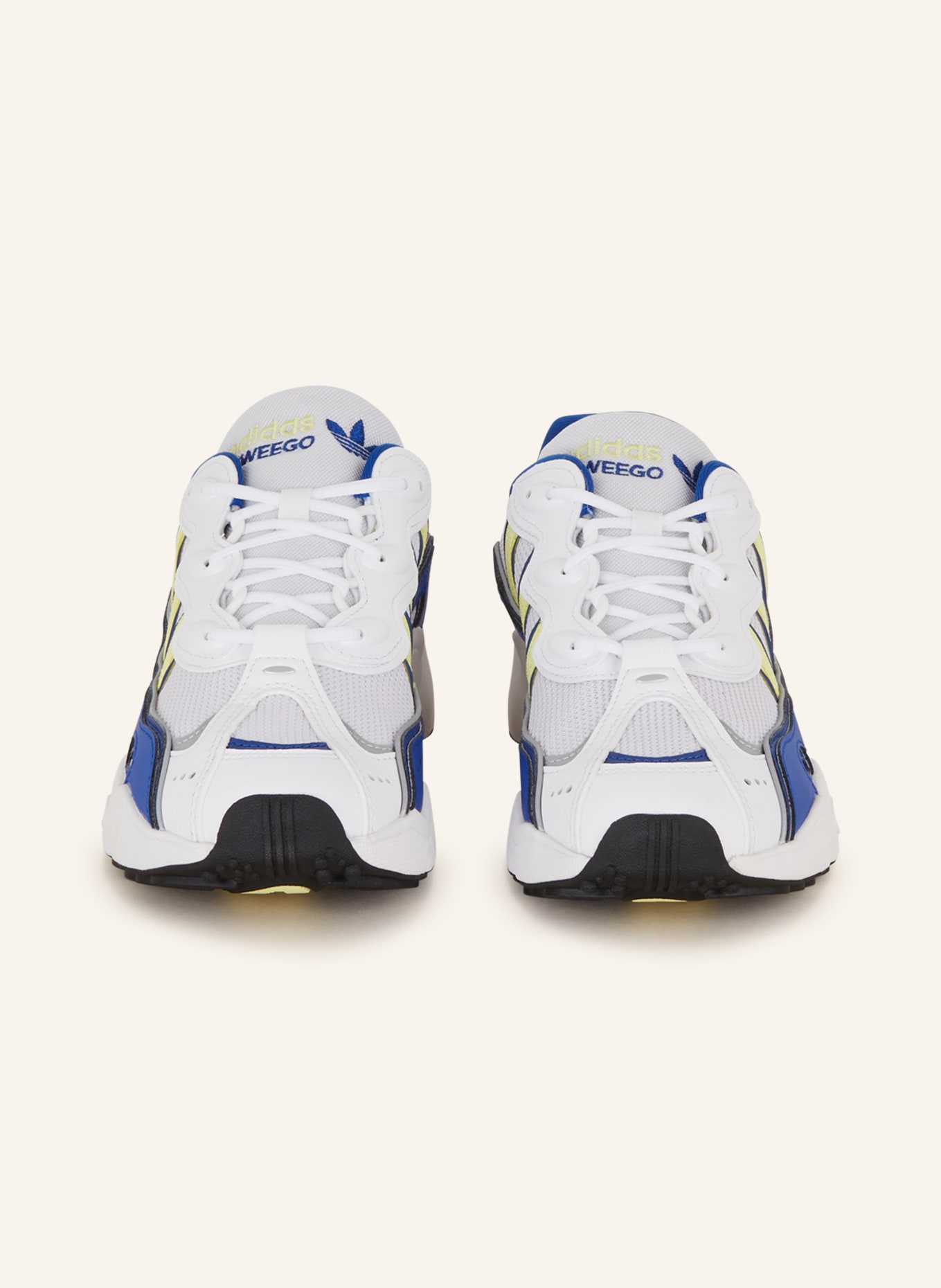 adidas Originals Sneaker OZWEEGO, Farbe: WEISS/ BLAU/ HELLGELB (Bild 3)