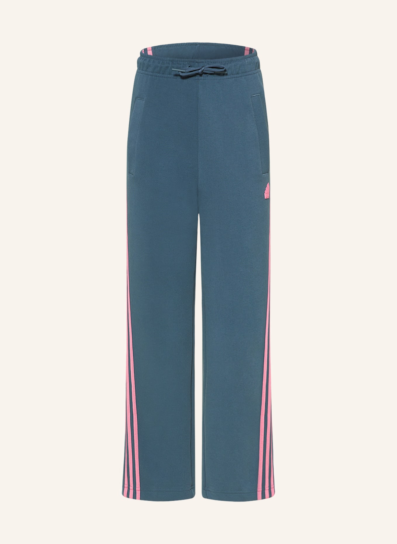adidas Sweatpants, Color: TEAL/ PINK (Image 1)