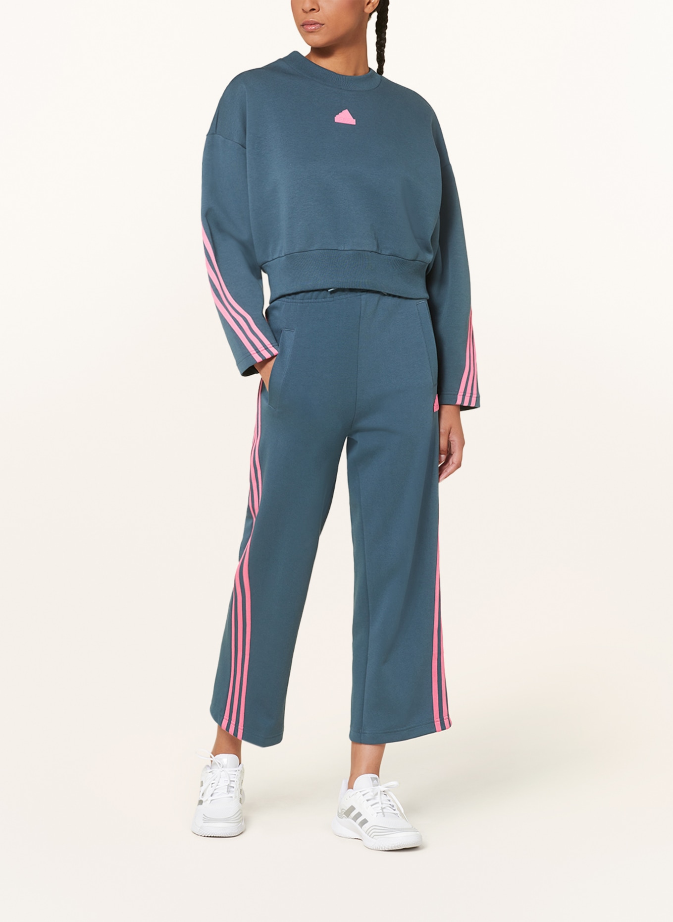 adidas Sweatpants, Farbe: PETROL/ PINK (Bild 2)