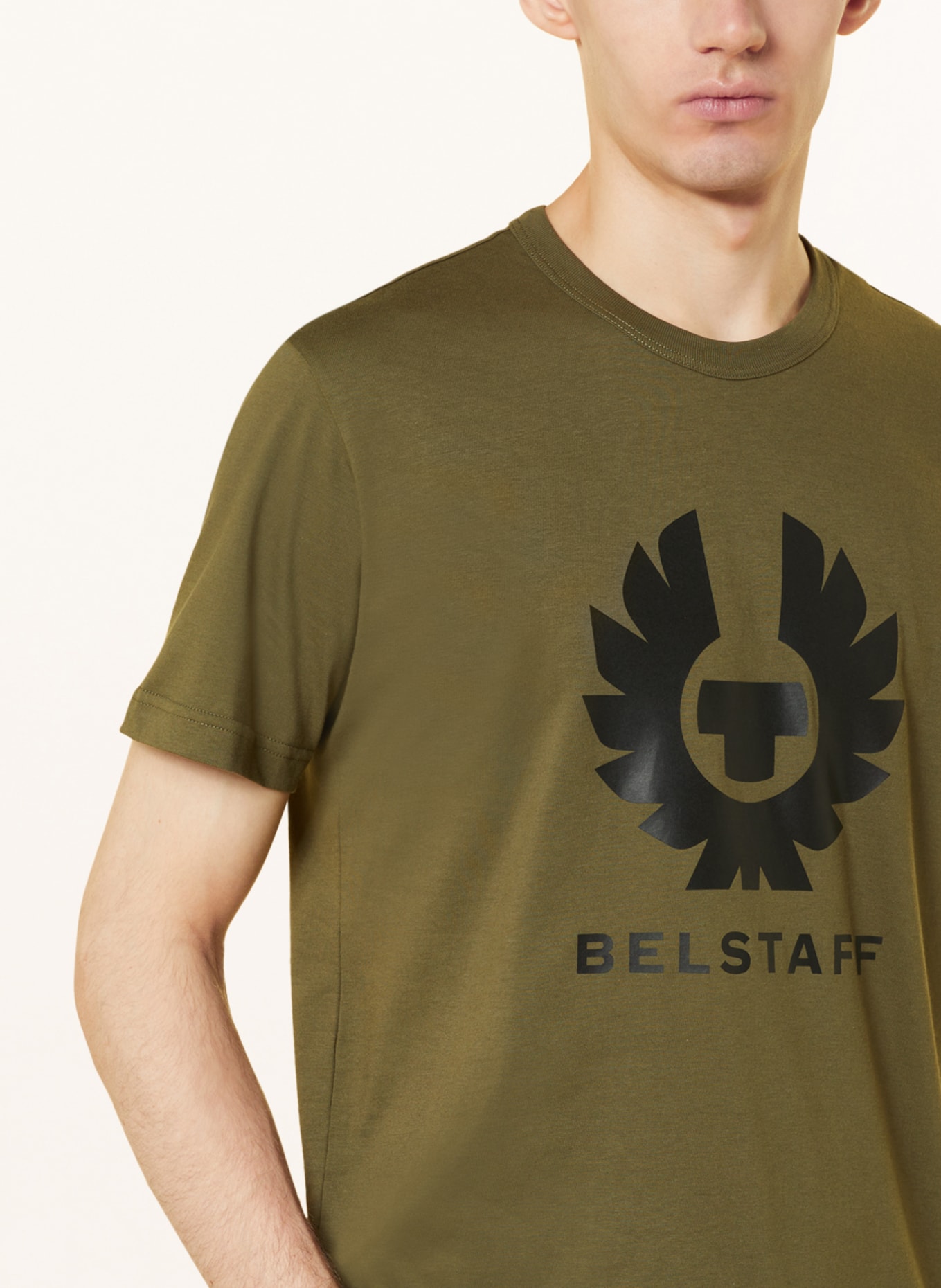 BELSTAFF T-shirt PHEONIX, Color: OLIVE (Image 4)