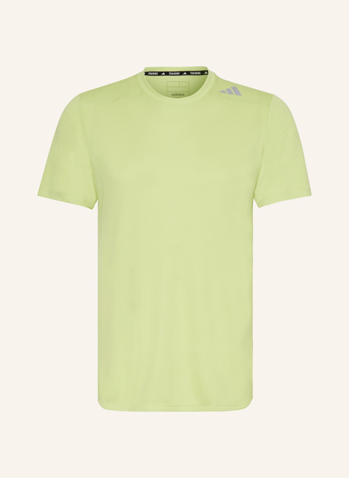 adidas T-Shirt DESIGNED FOR TRAINING HEAT.RDY, Farbe: HELLGRÜN (Bild 1)