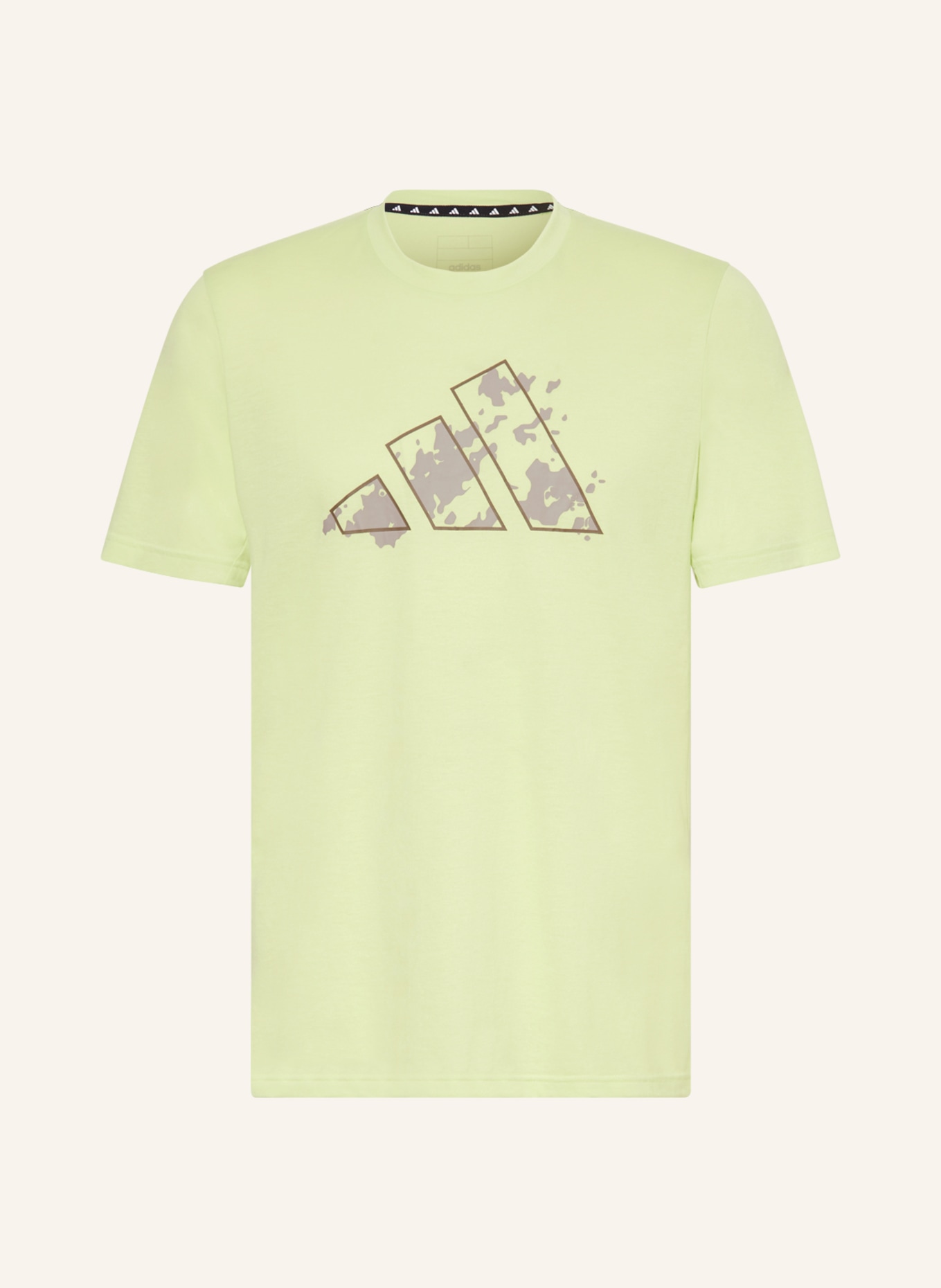 adidas T-Shirt TRAIN ESSENTIALS, Farbe: HELLGRÜN (Bild 1)