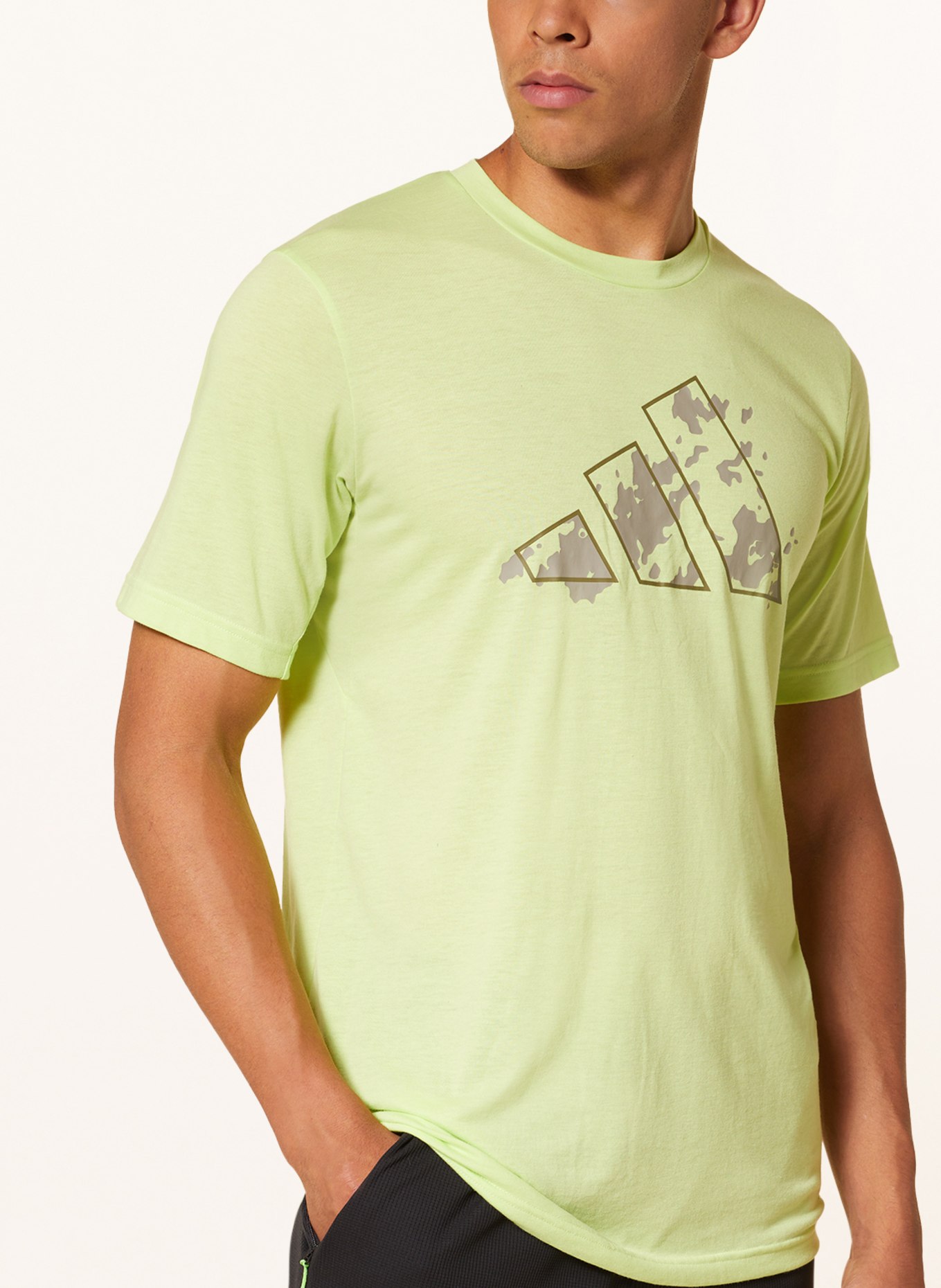adidas T-shirt TRAIN ESSENTIALS, Color: LIGHT GREEN (Image 4)