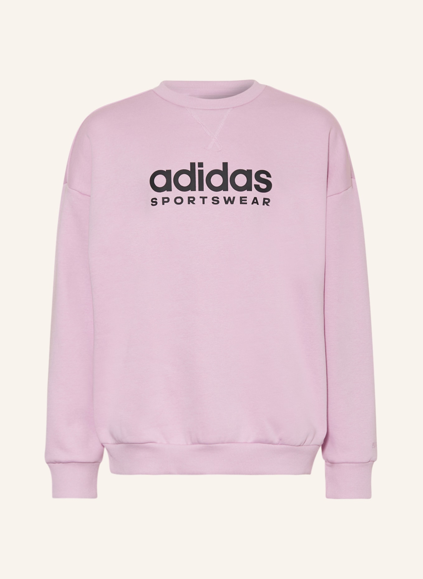 adidas Sweatshirt ALL SZN CREW, Farbe: HELLLILA/ SCHWARZ (Bild 1)