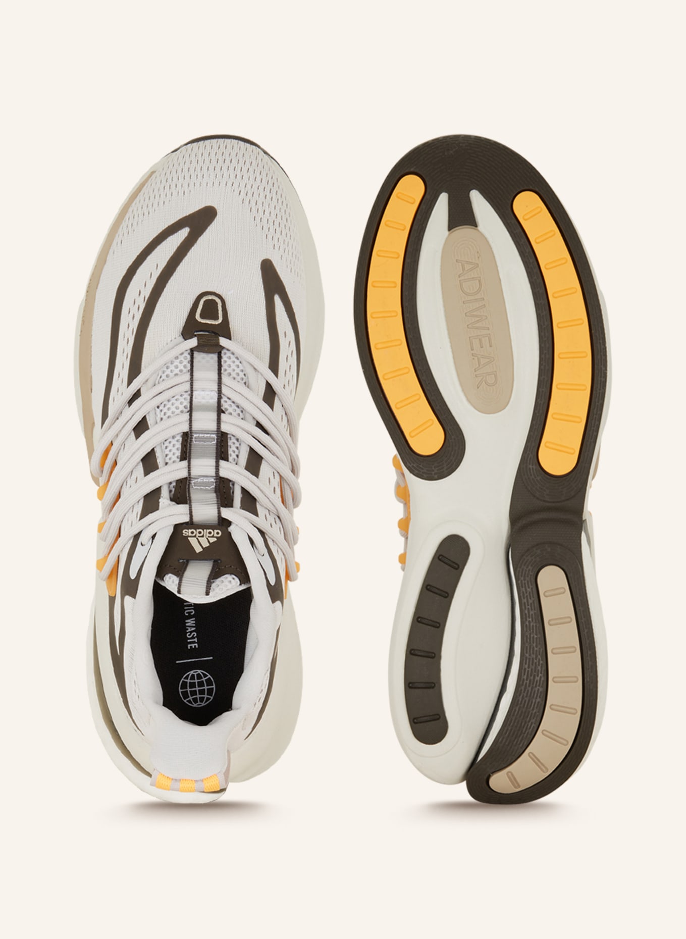 adidas Sneaker ALPHABOOST V1, Farbe: ECRU/ TAUPE (Bild 5)