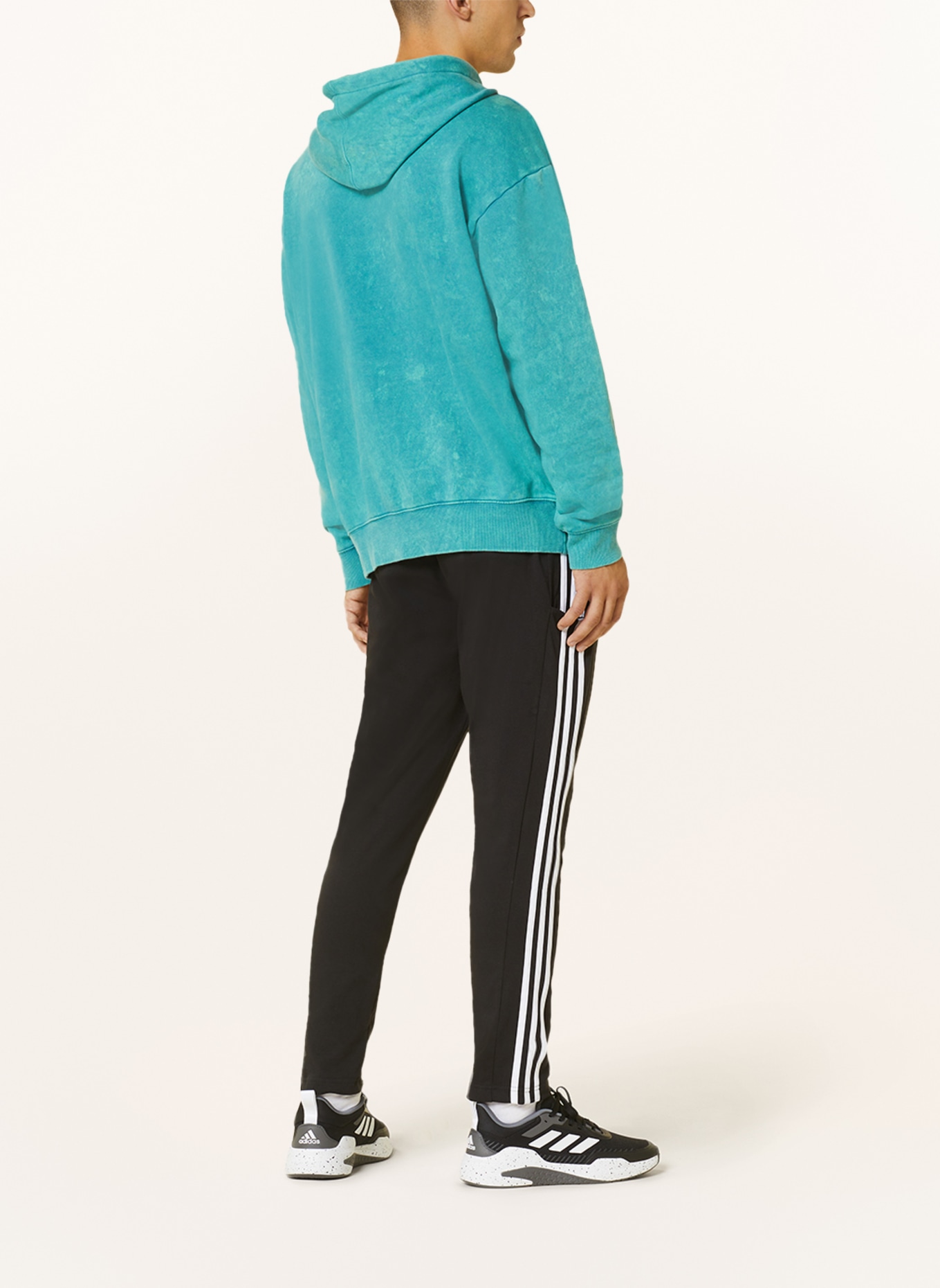 adidas Hoodie ALL AZN, Color: TEAL (Image 3)