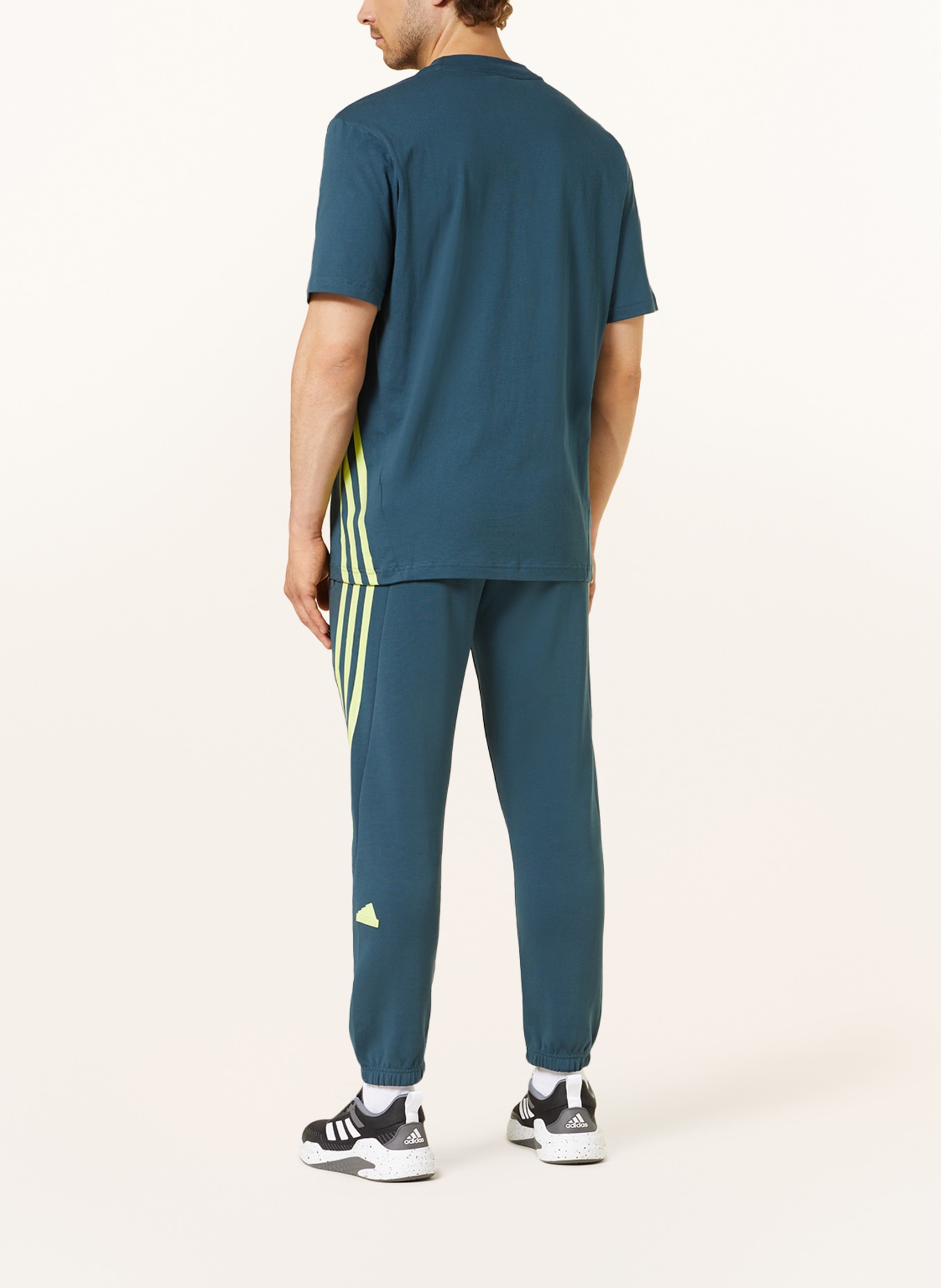 adidas T-Shirt FUTURE ICONS, Farbe: PETROL (Bild 3)