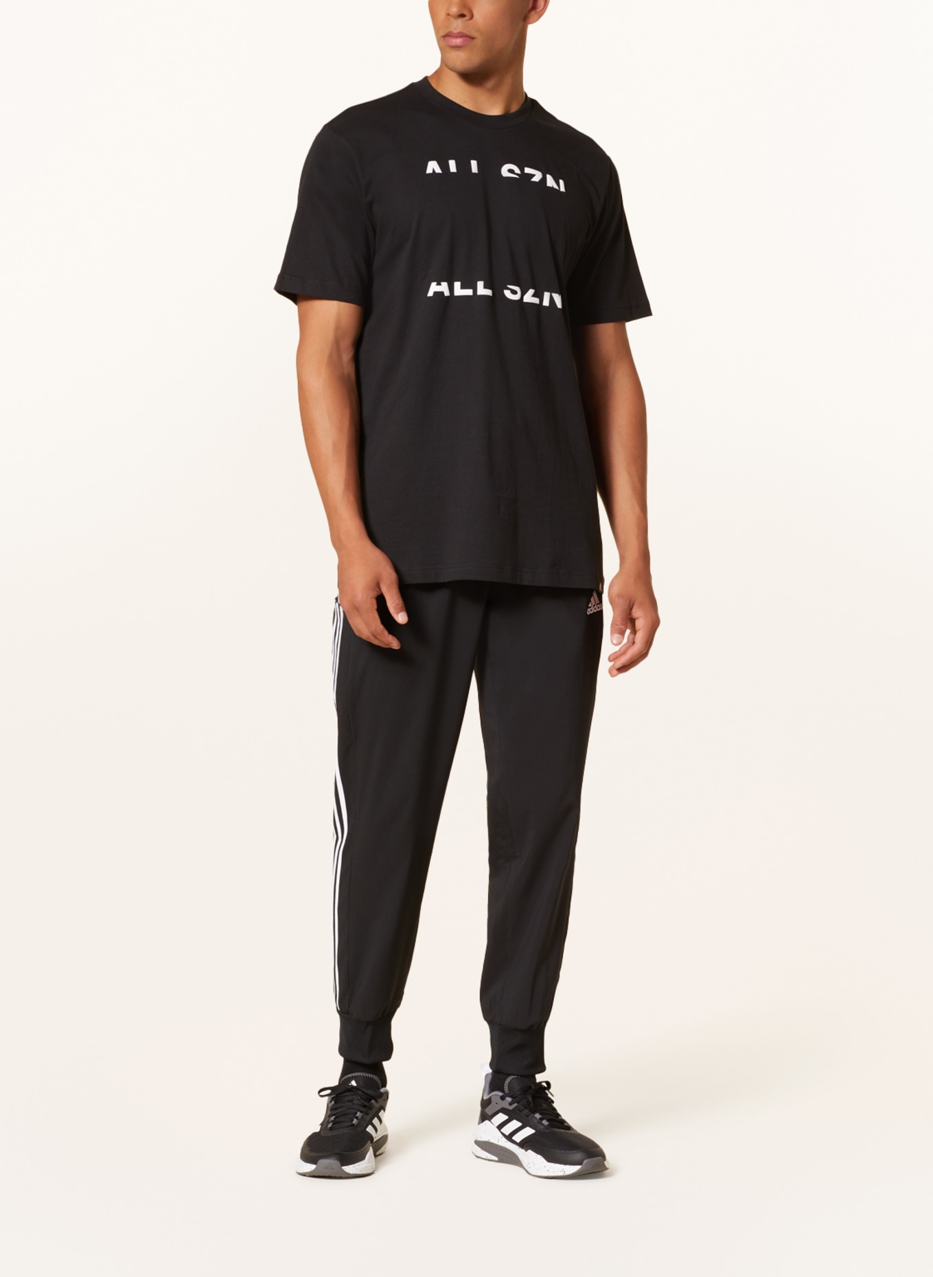 adidas T-shirt ALL SZN, Color: BLACK (Image 2)