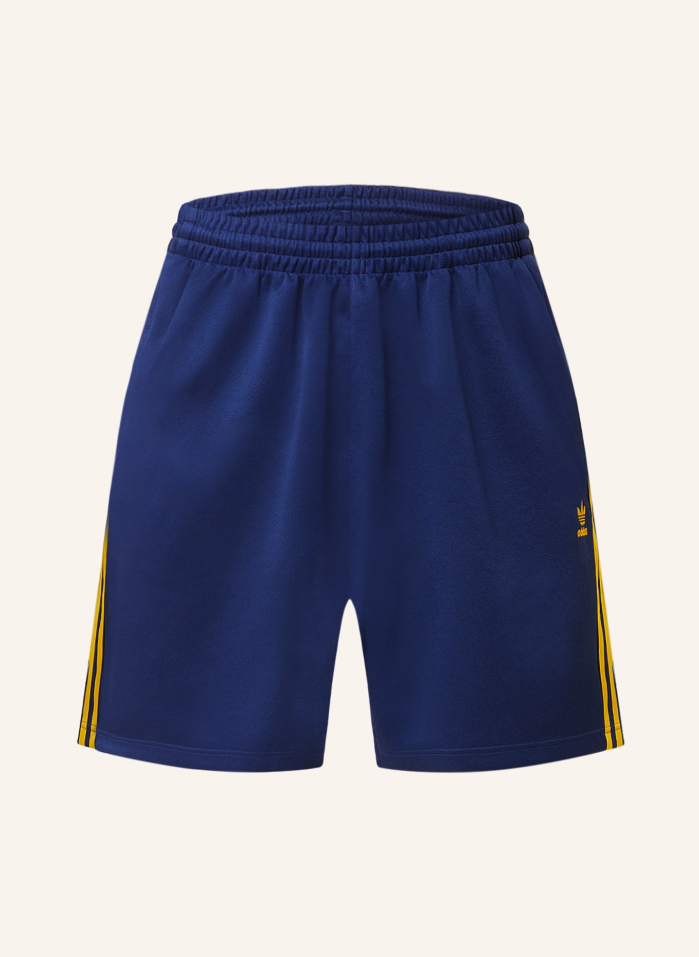 adidas Originals Piqué-Shorts, Farbe: DUNKELBLAU/ DUNKELGELB(Bild null)