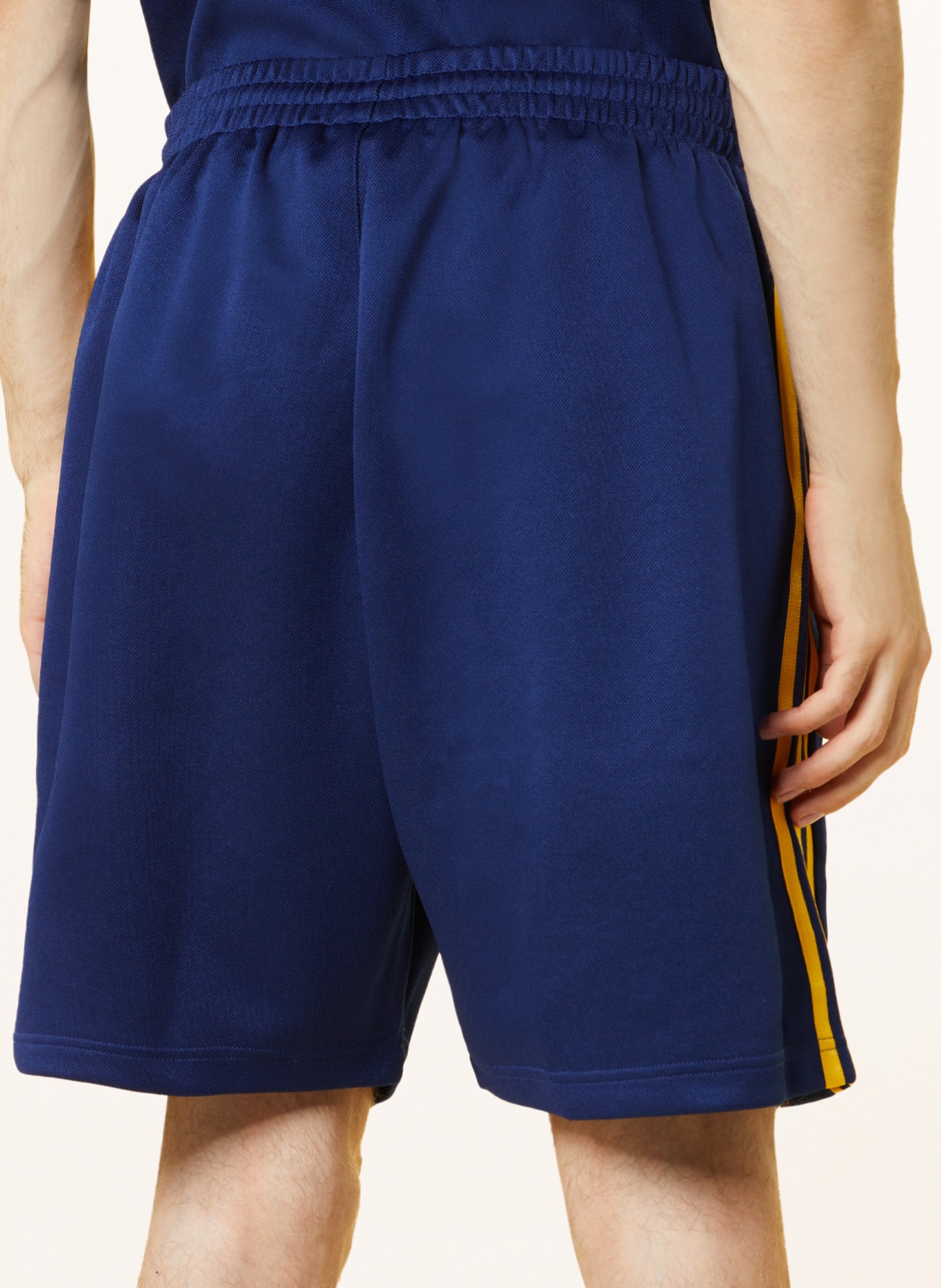 adidas Originals Piqué-Shorts, Farbe: DUNKELBLAU/ DUNKELGELB (Bild 6)