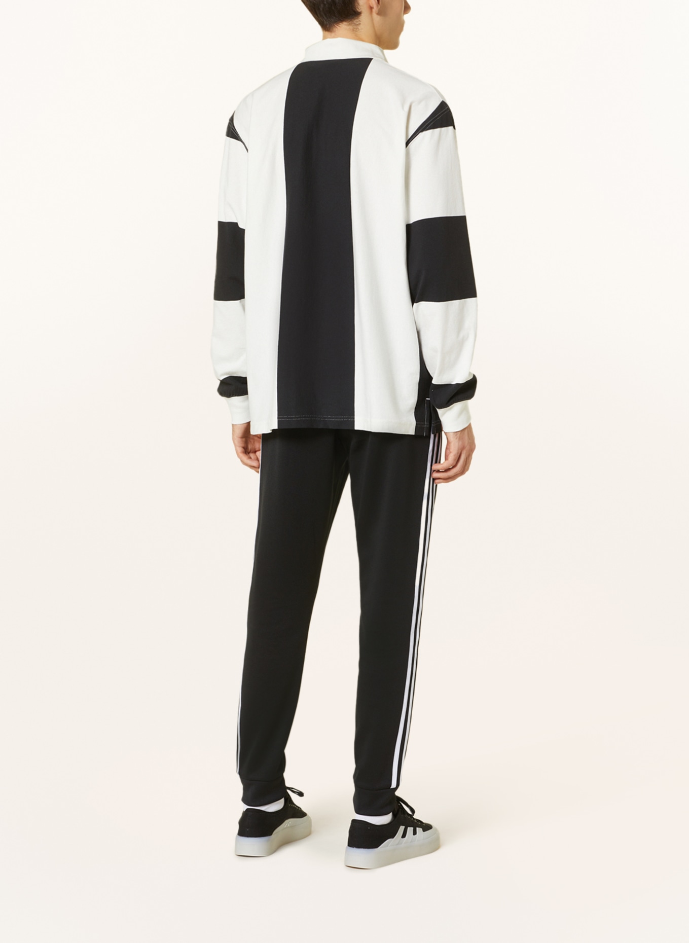 adidas Originals Track pants with tuxedo stripes, Color: BLACK/ WHITE (Image 3)