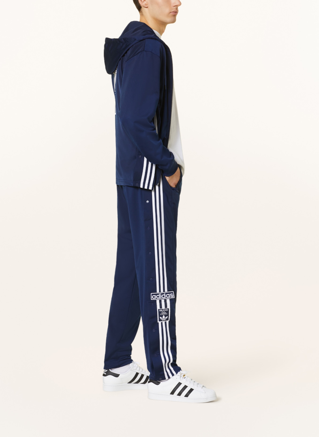 adidas Originals Sweatpants ADIBREAK, Farbe: DUNKELBLAU/ WEISS (Bild 4)