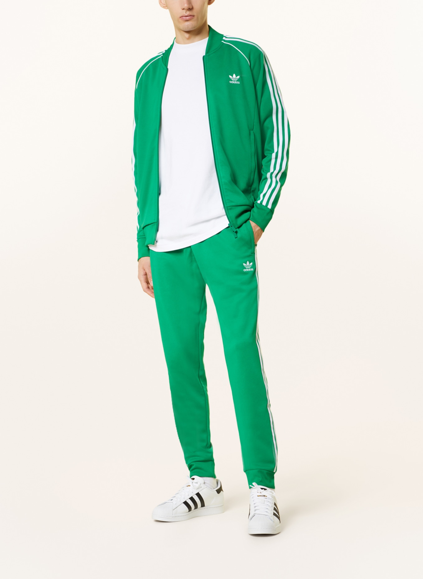 adidas Originals Track Pants SST, Farbe: GRÜN/ WEISS (Bild 2)