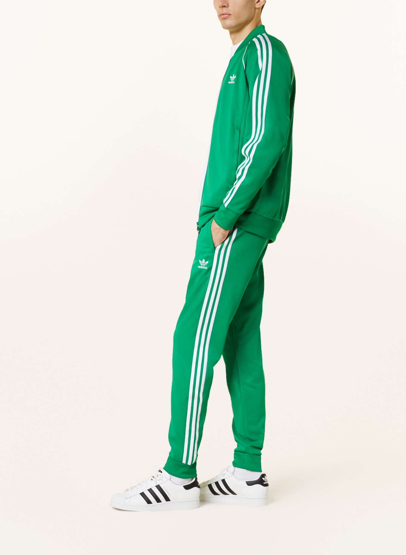 adidas Originals Track Pants SST, Farbe: GRÜN/ WEISS (Bild 4)