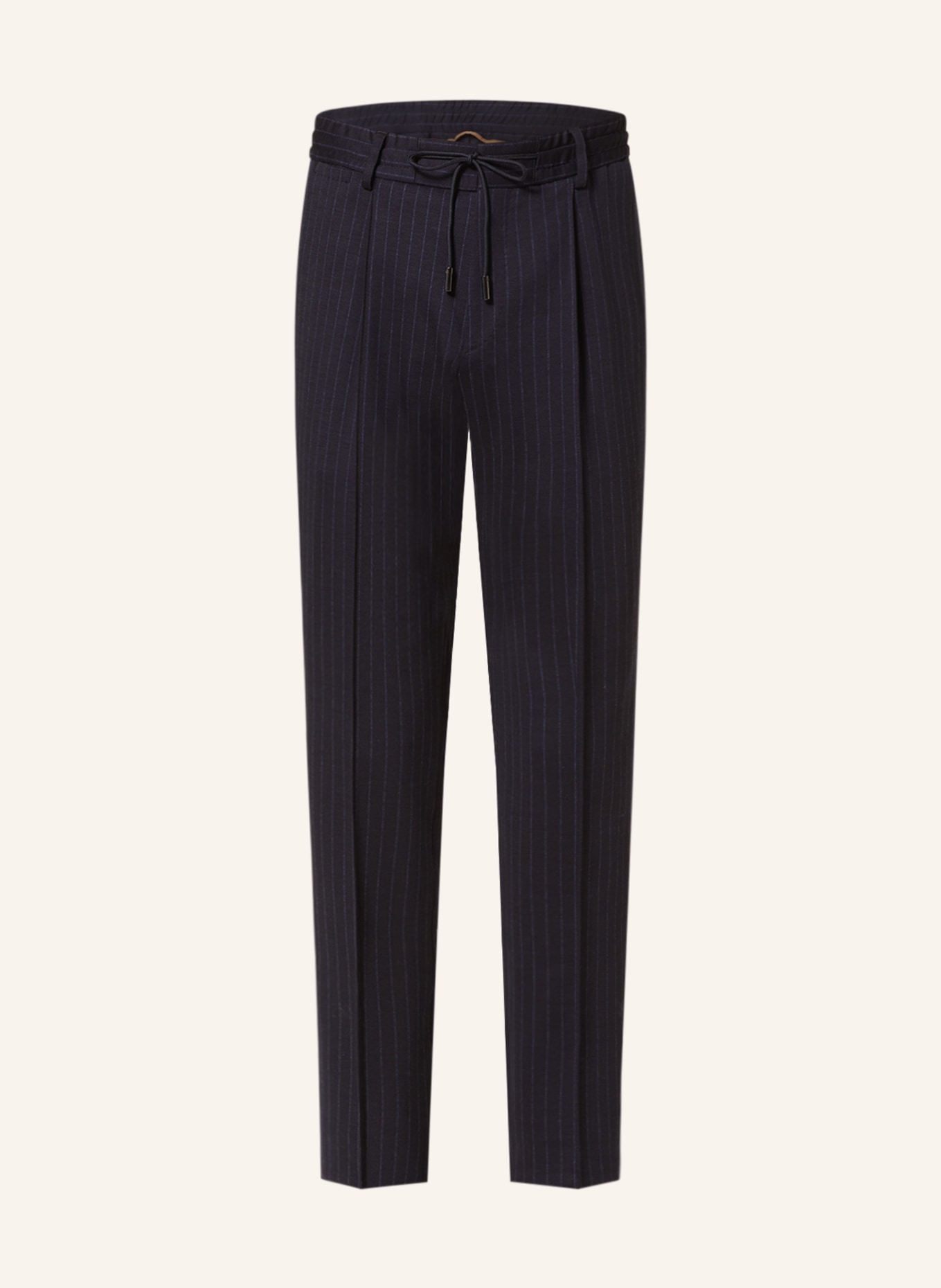 BOSS Suit trousers slim fit in jersey, Color: 404 DARK BLUE (Image 1)
