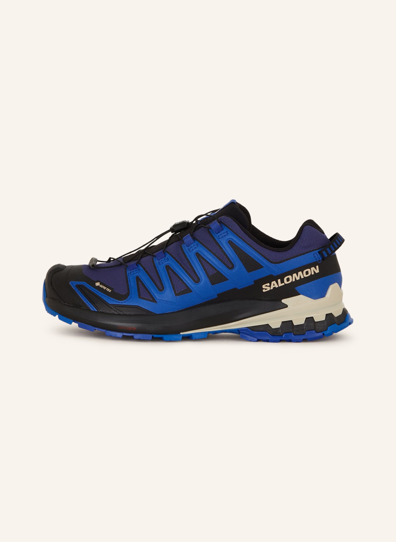 SALOMON Trail running shoes XA PRO 3D V9 GTX, Color: BLACK/ BLUE (Image 4)