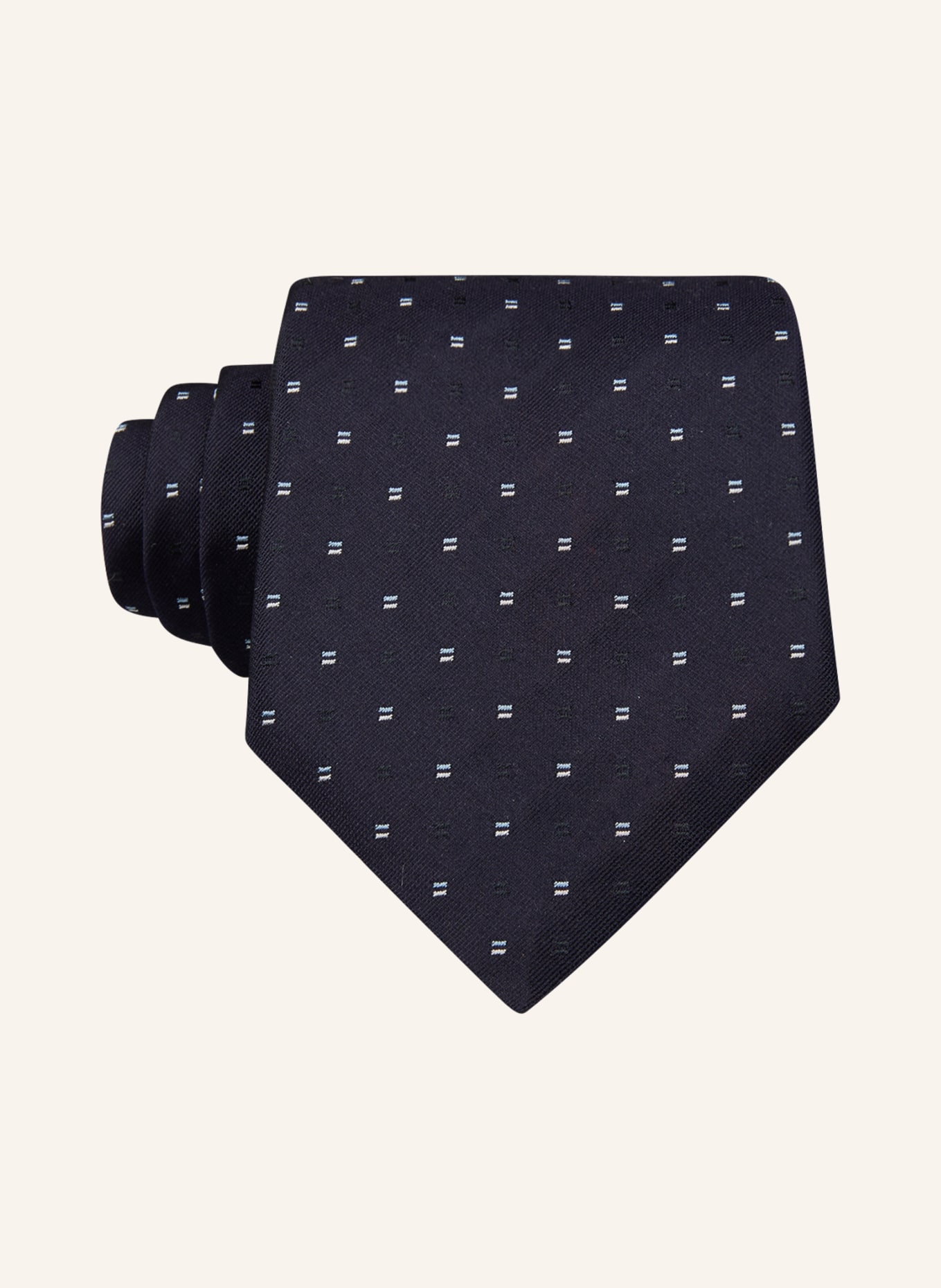 BOSS Krawatte, Farbe: DUNKELBLAU/ WEISS/ HELLBLAU (Bild 1)