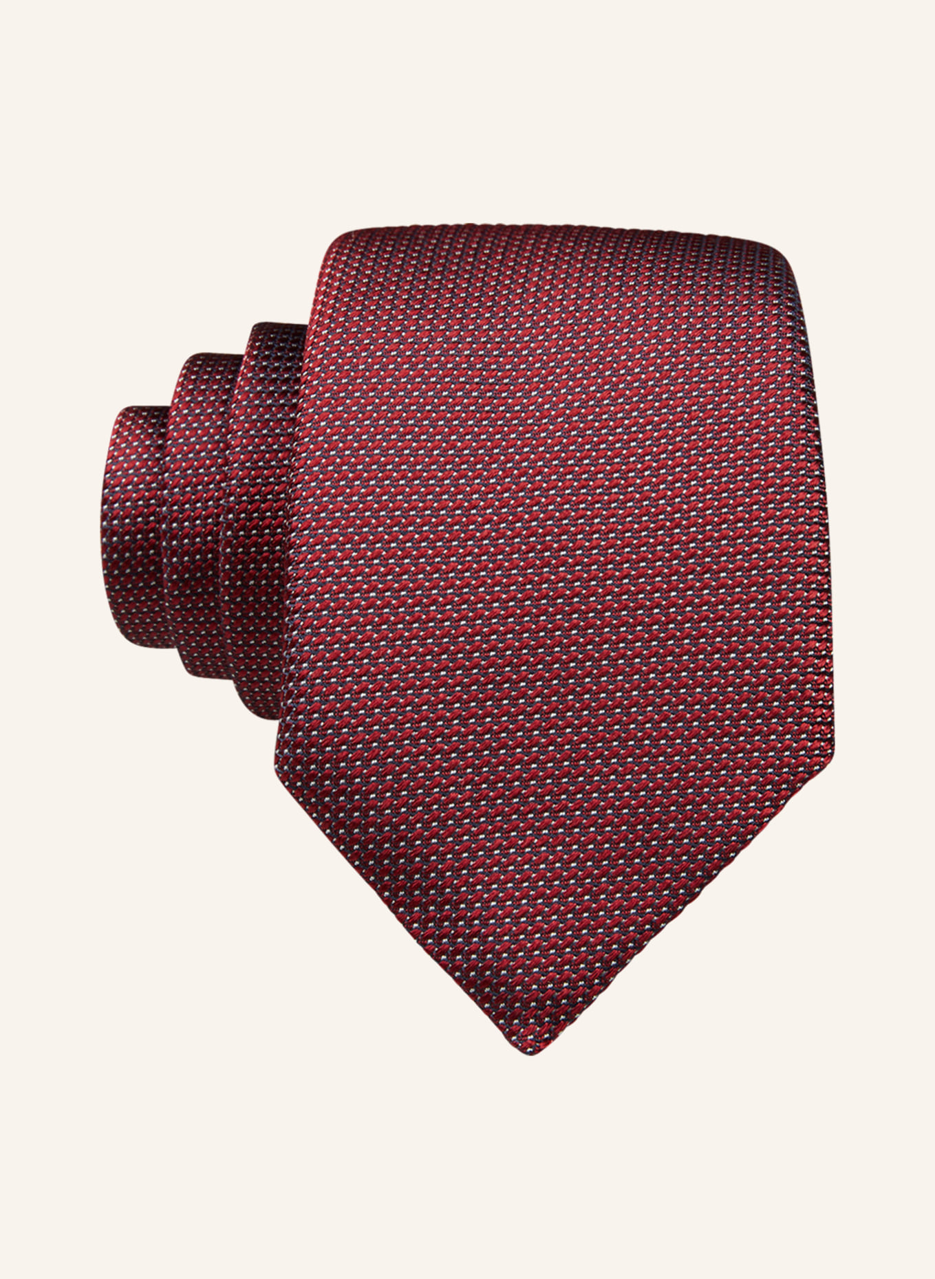 BOSS Krawatte, Farbe: DUNKELROT/ GRAU (Bild 1)