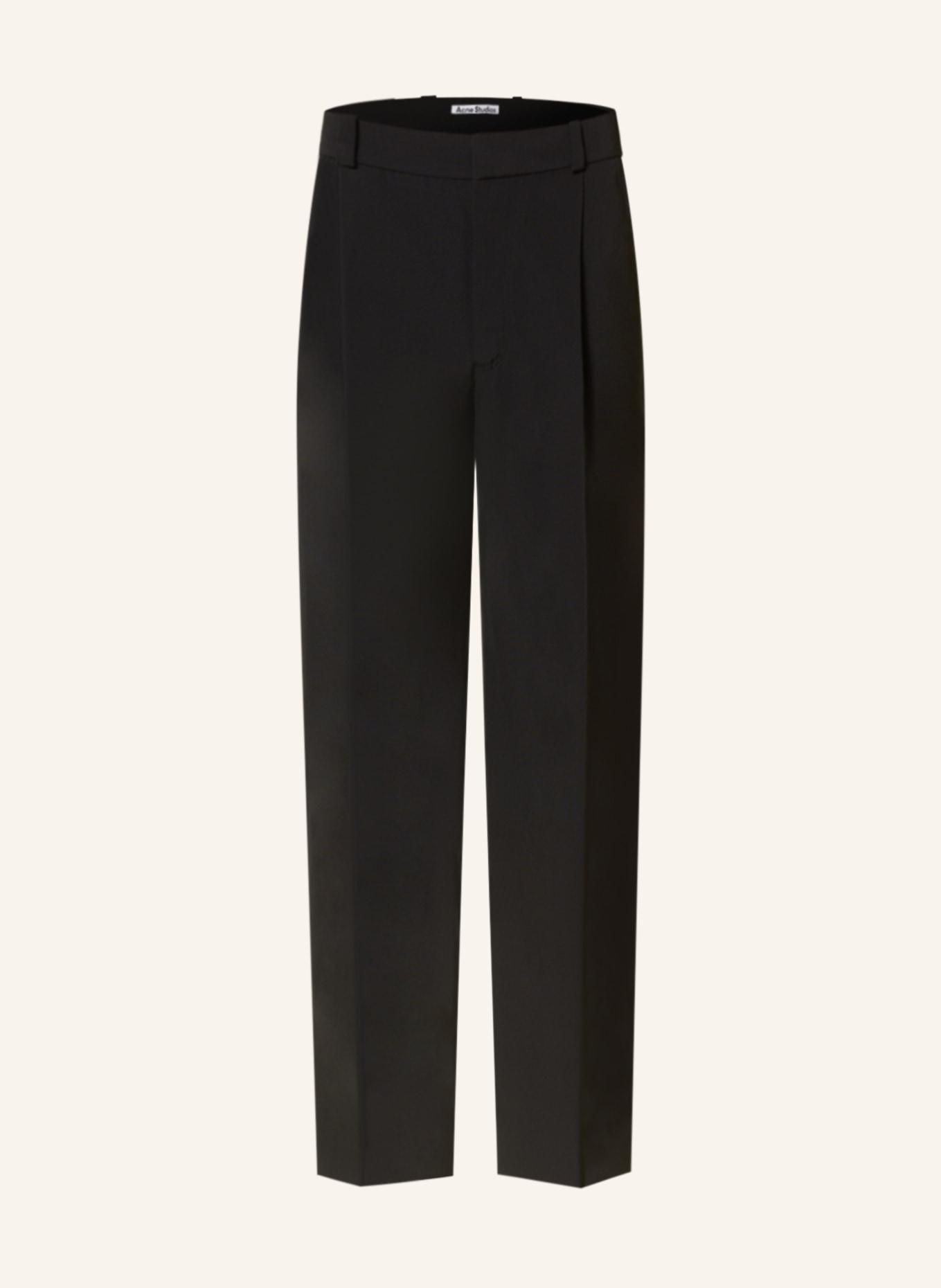 Acne Studios Oblekové kalhoty Regular Fit, Barva: BLACK (Obrázek 1)
