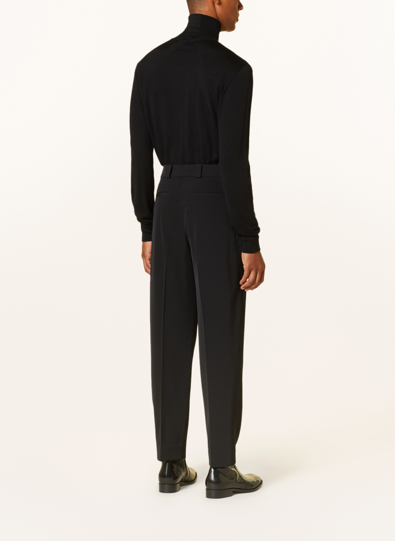 Acne Studios Oblekové kalhoty Regular Fit, Barva: BLACK (Obrázek 4)