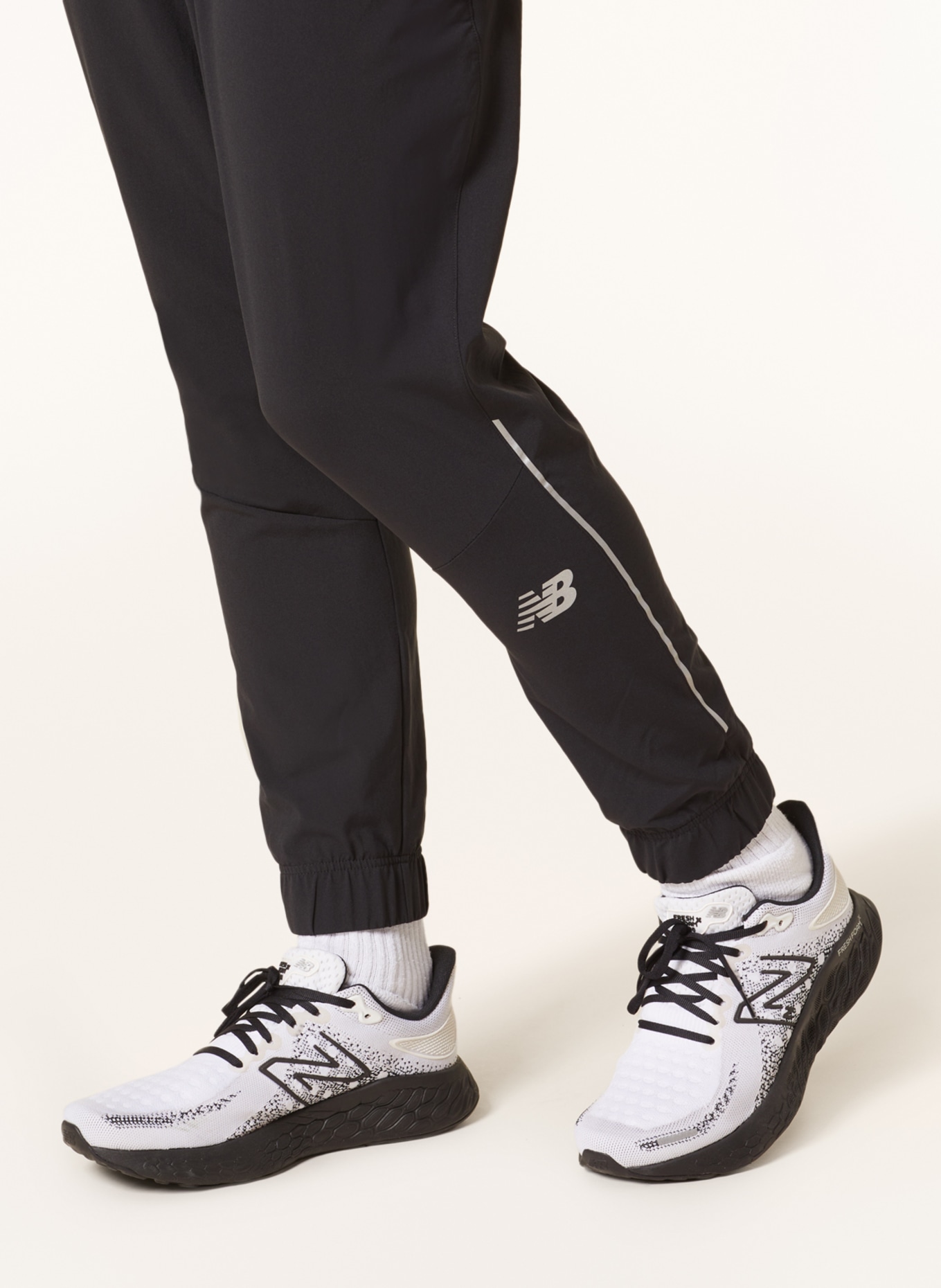 new balance Running pants IMPACT RUN WOVEN, Color: BLACK (Image 5)