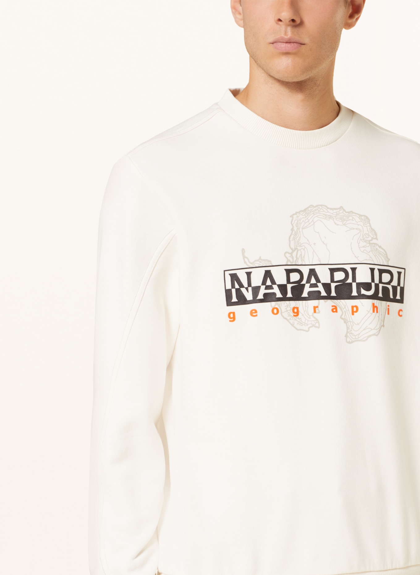 NAPAPIJRI Sweatshirt ICEBERG, Color: WHITE (Image 4)