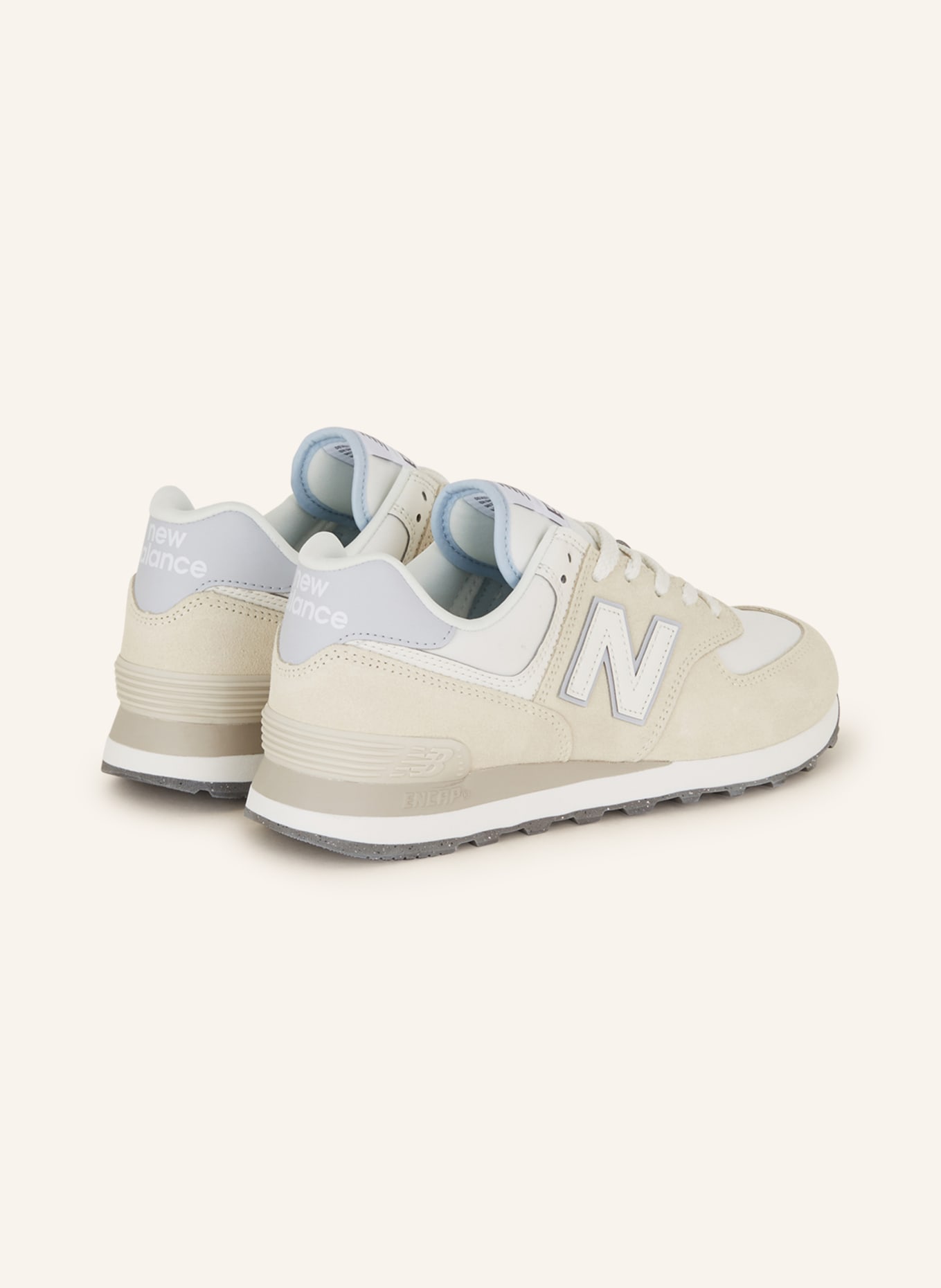 new balance Sneakers 574, Color: CREAM/ WHITE/ LIGHT GRAY (Image 2)