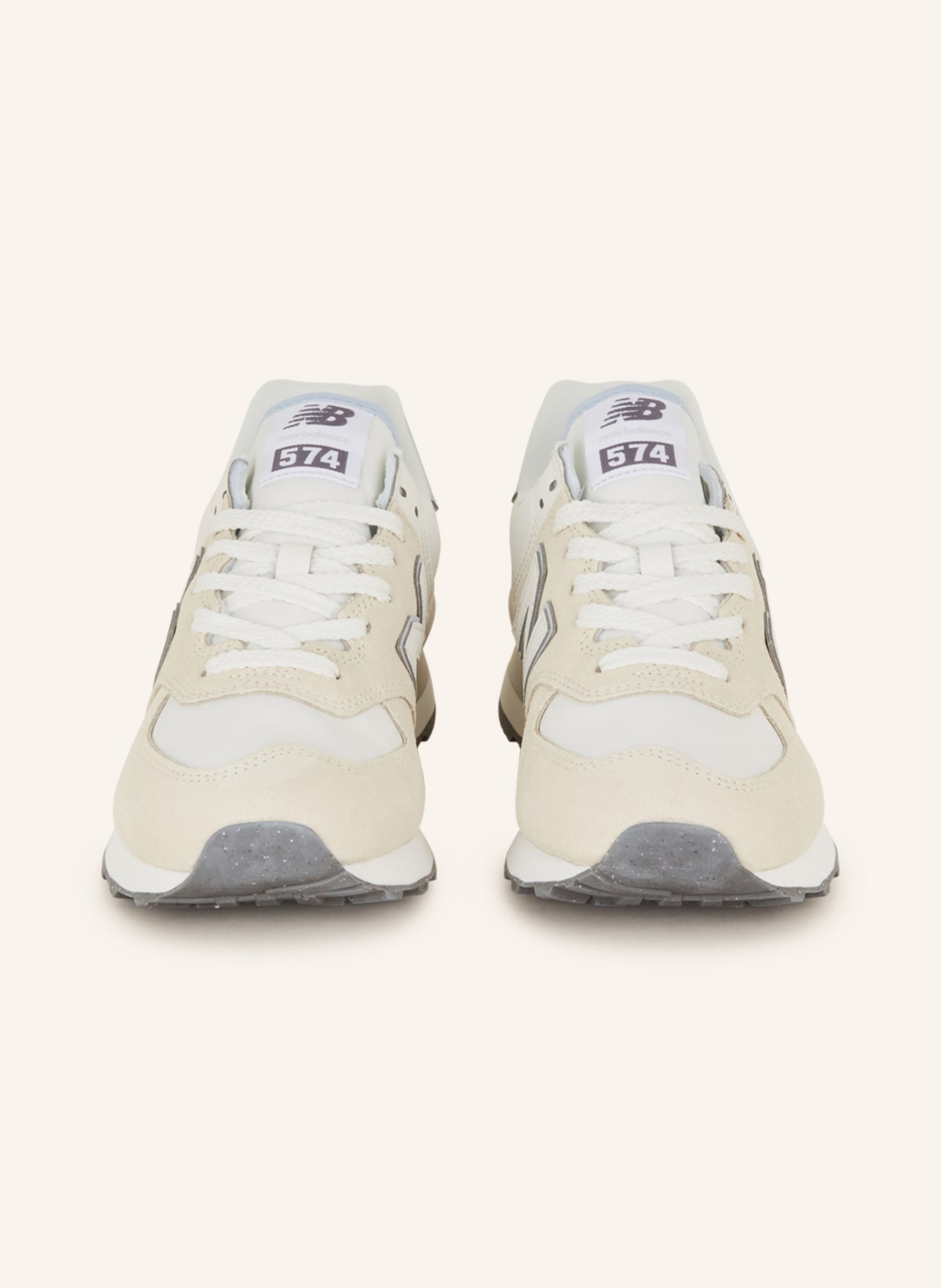 new balance Sneakers 574, Color: CREAM/ WHITE/ LIGHT GRAY (Image 3)