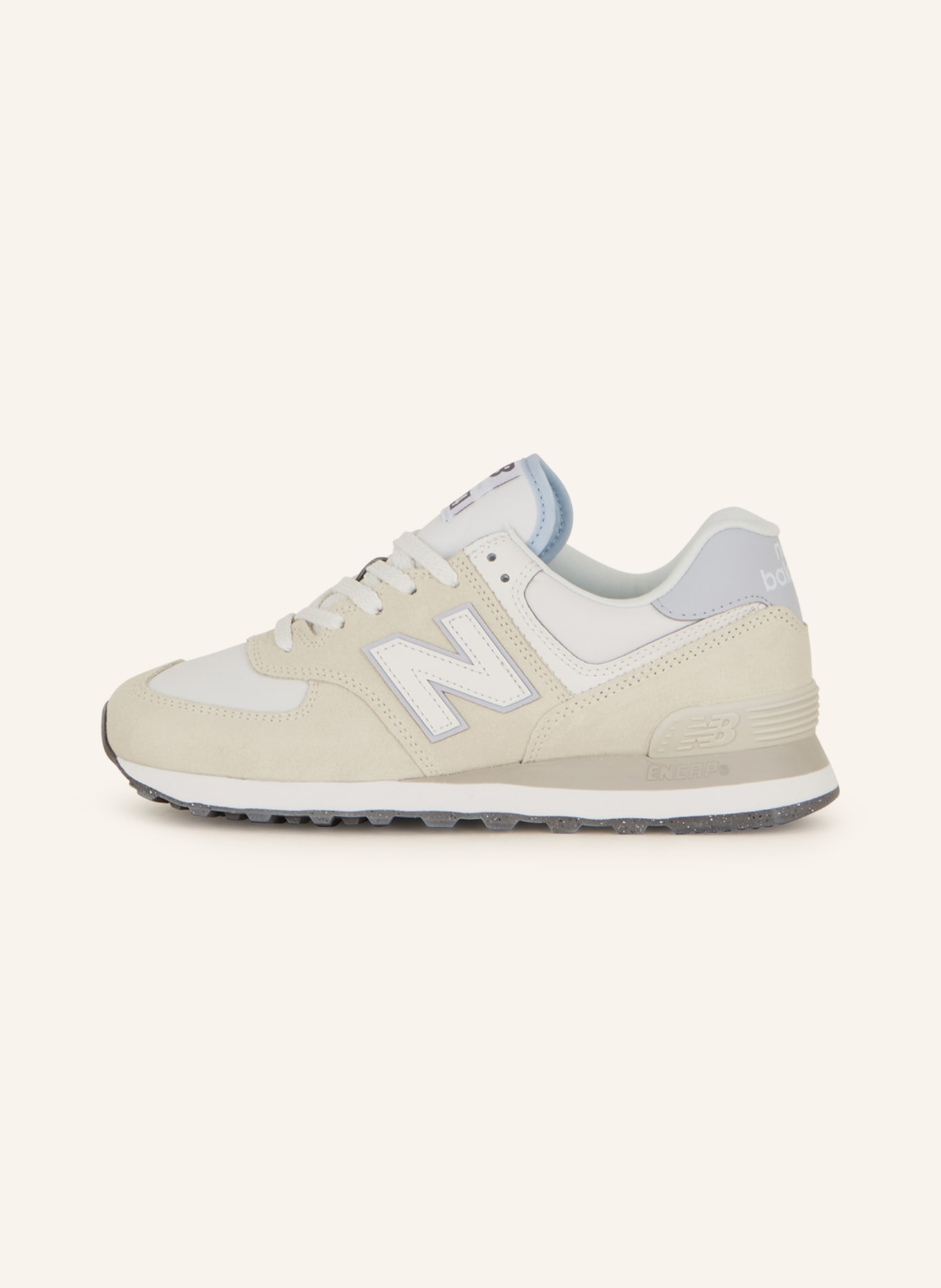 new balance Sneakers 574, Color: CREAM/ WHITE/ LIGHT GRAY (Image 4)