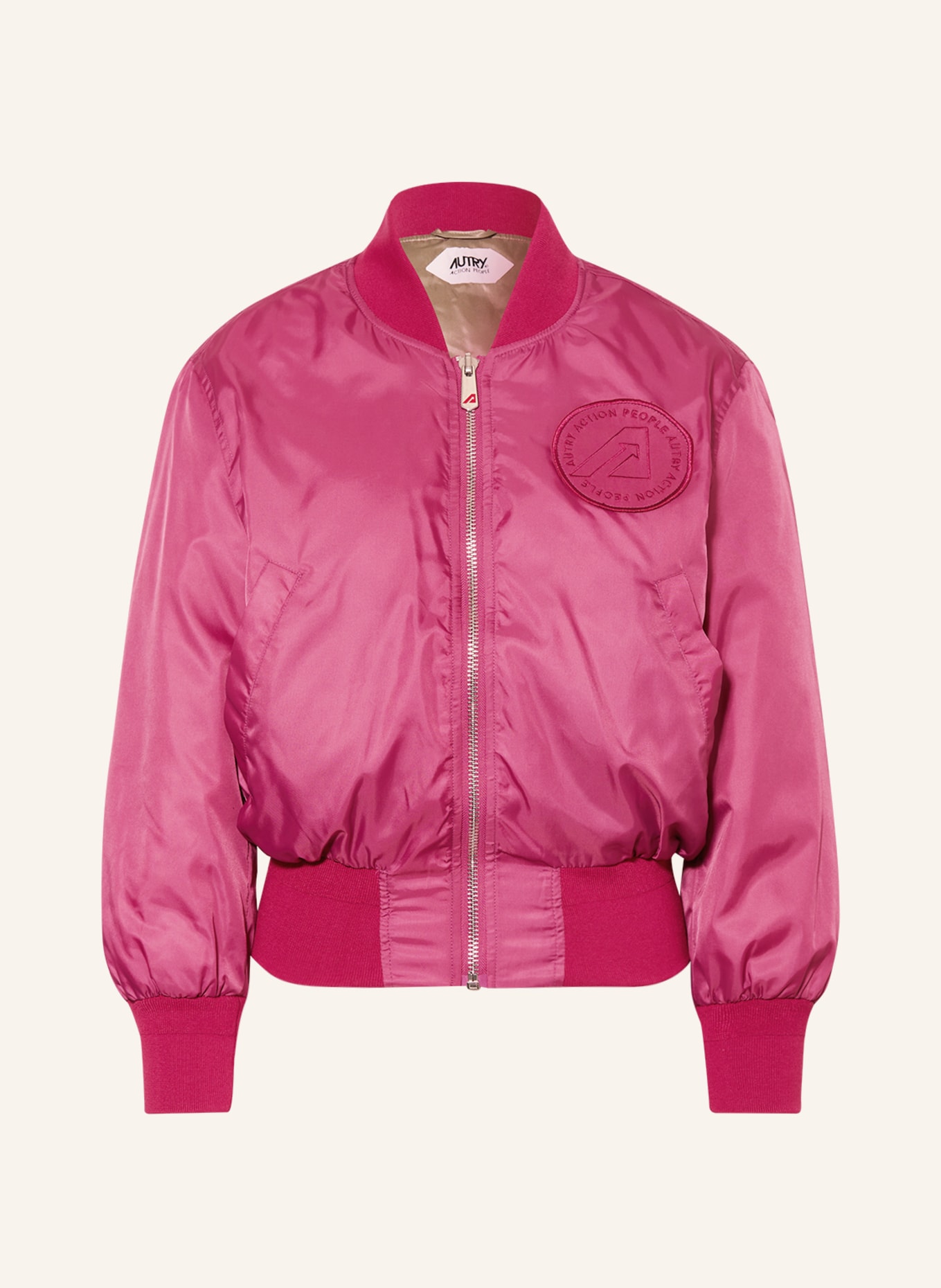 AUTRY Bomber jacket, Color: PINK (Image 1)