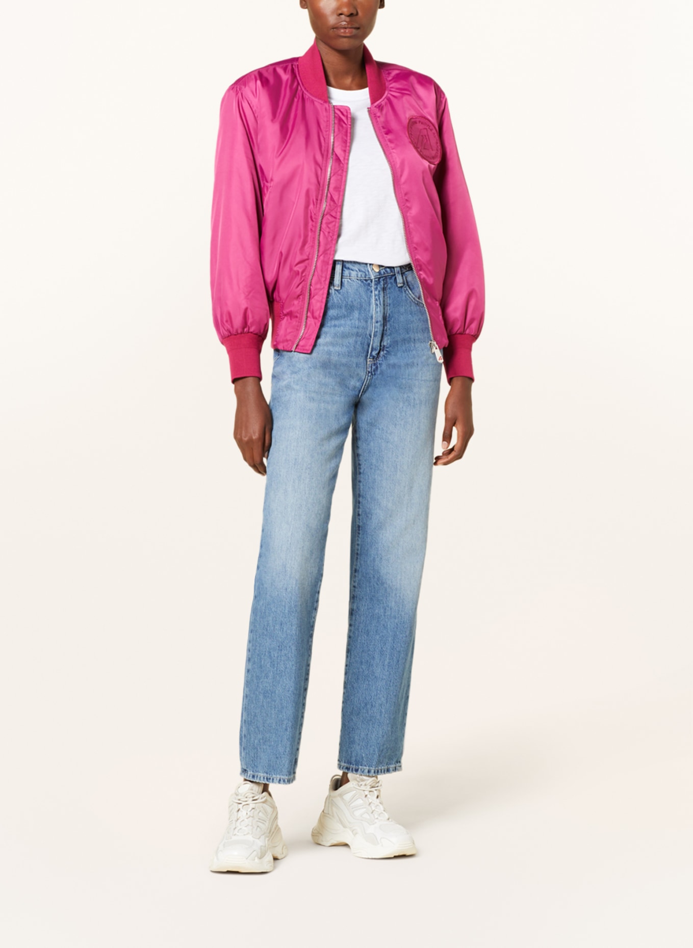 AUTRY Bomber jacket, Color: PINK (Image 2)