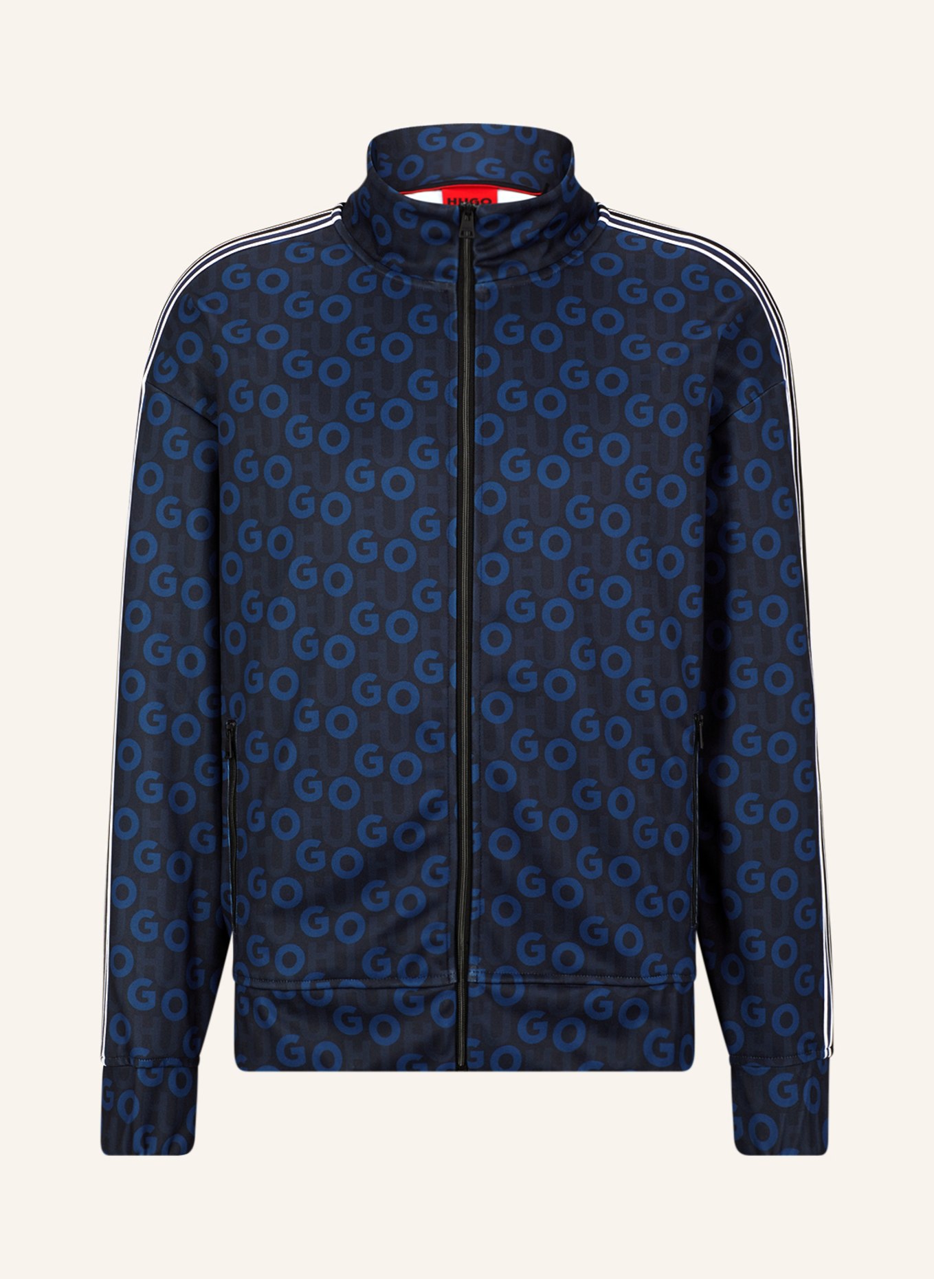 HUGO Sweat jacket DOGDA, Color: DARK BLUE (Image 1)