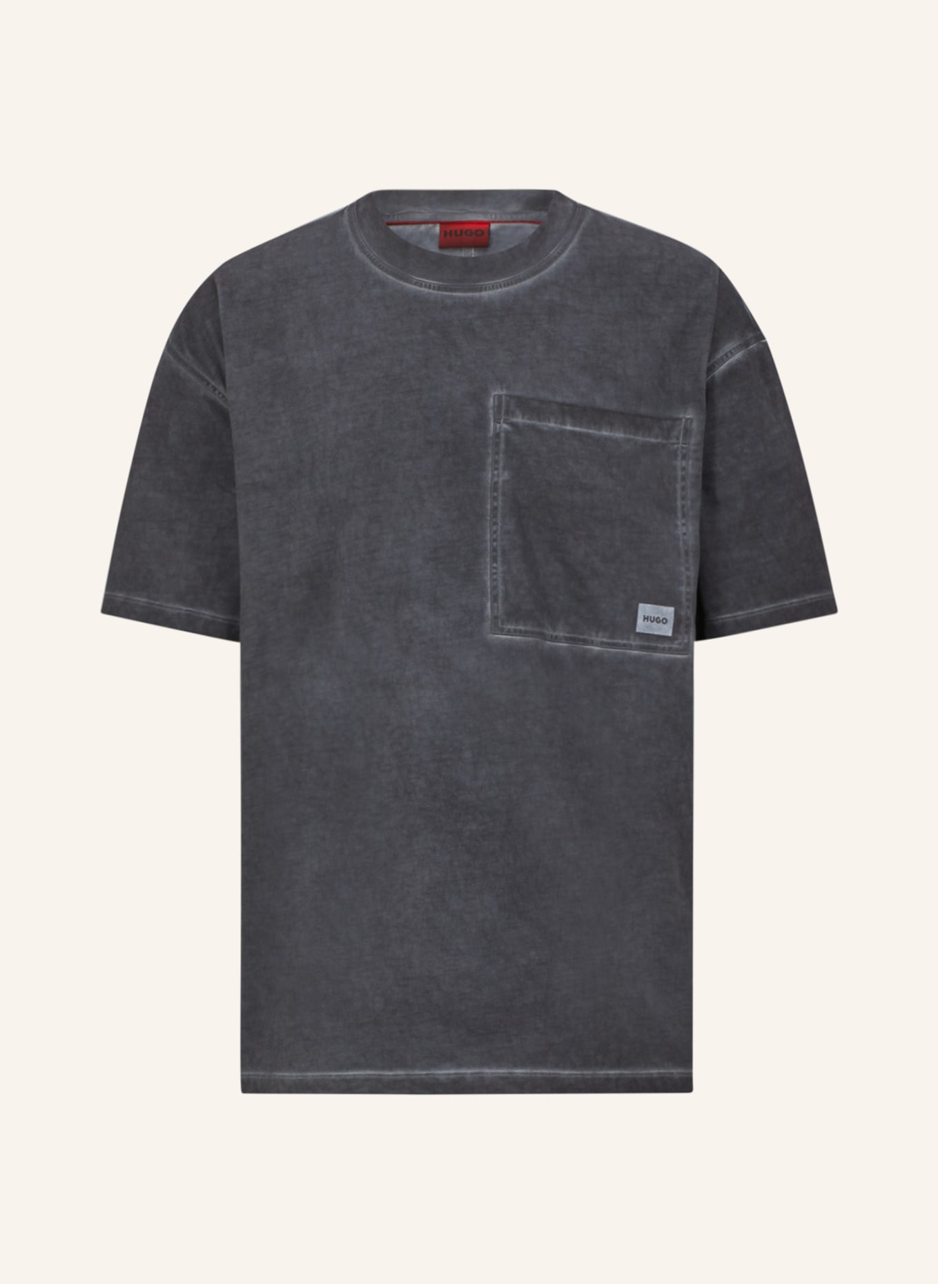 HUGO T-shirt DASPROMONTE, Color: BLACK (Image 1)
