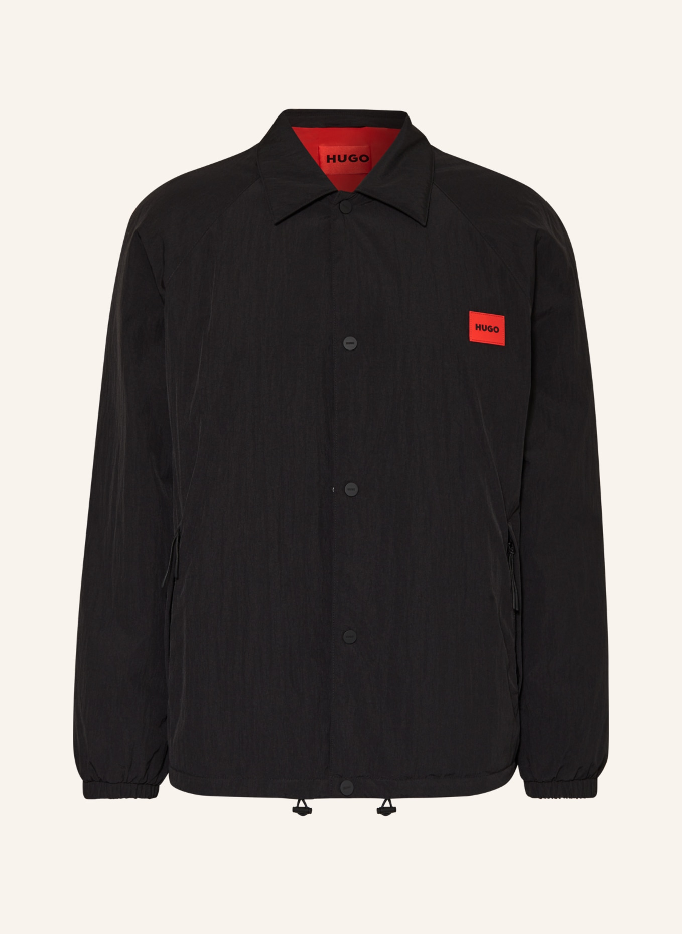 HUGO Overshirt BYLE, Color: BLACK (Image 1)