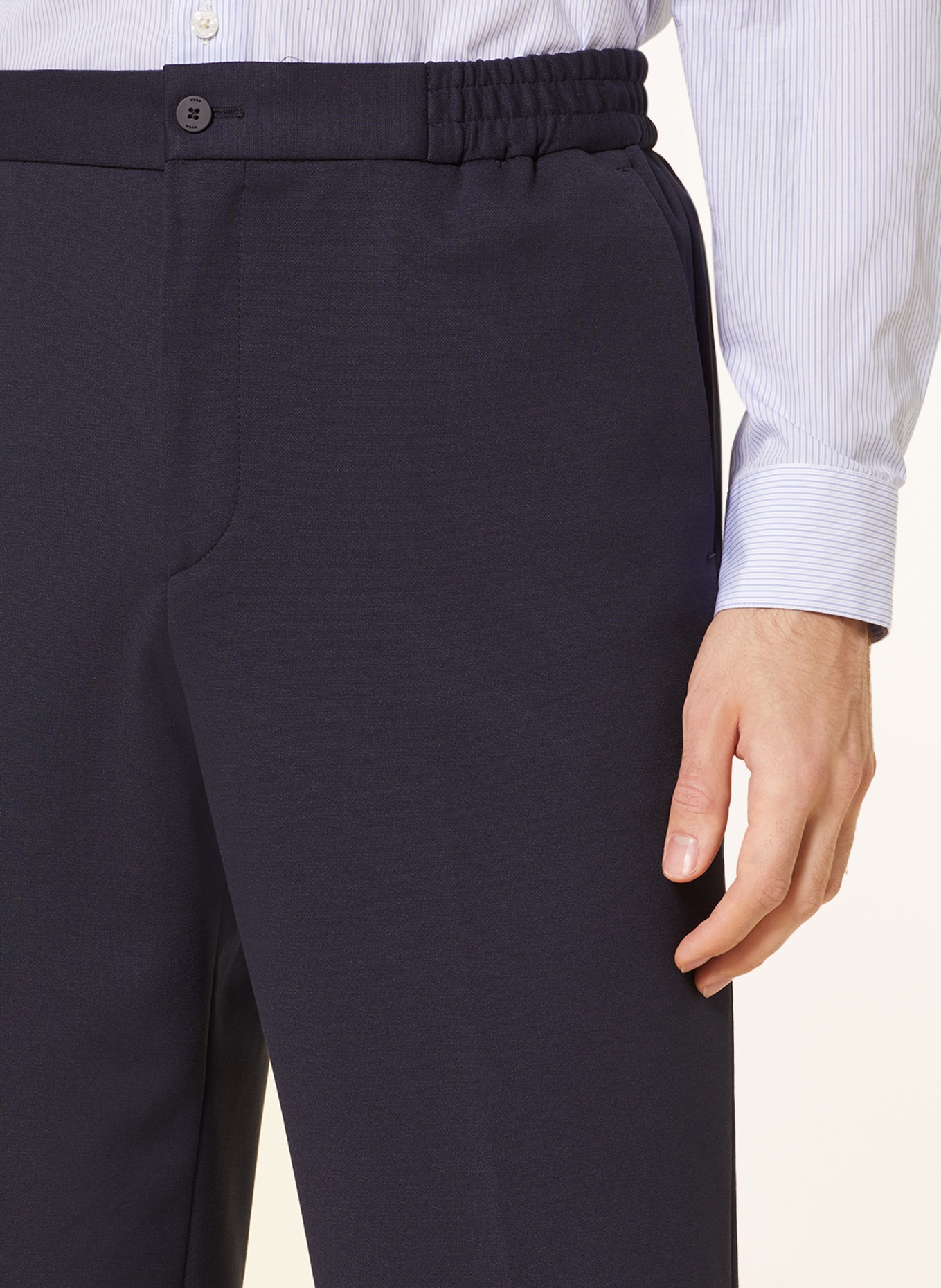HUGO Oblekové kalhoty GOS 233 F1J Slim Fit, Barva: 405 DARK BLUE (Obrázek 6)