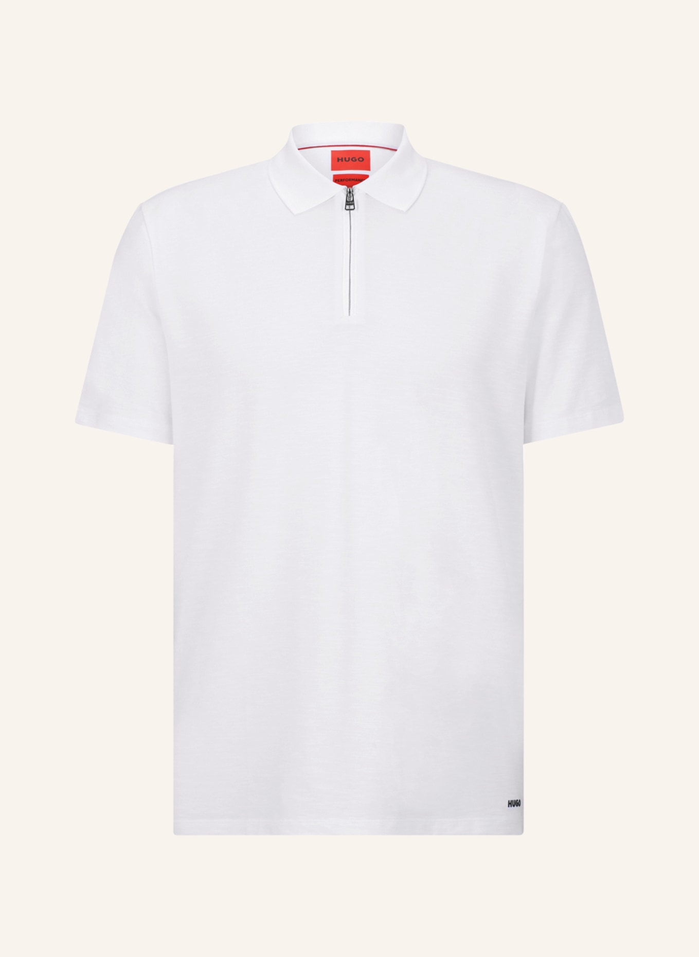 HUGO Jersey polo shirt DEKOK, Color: WHITE (Image 1)