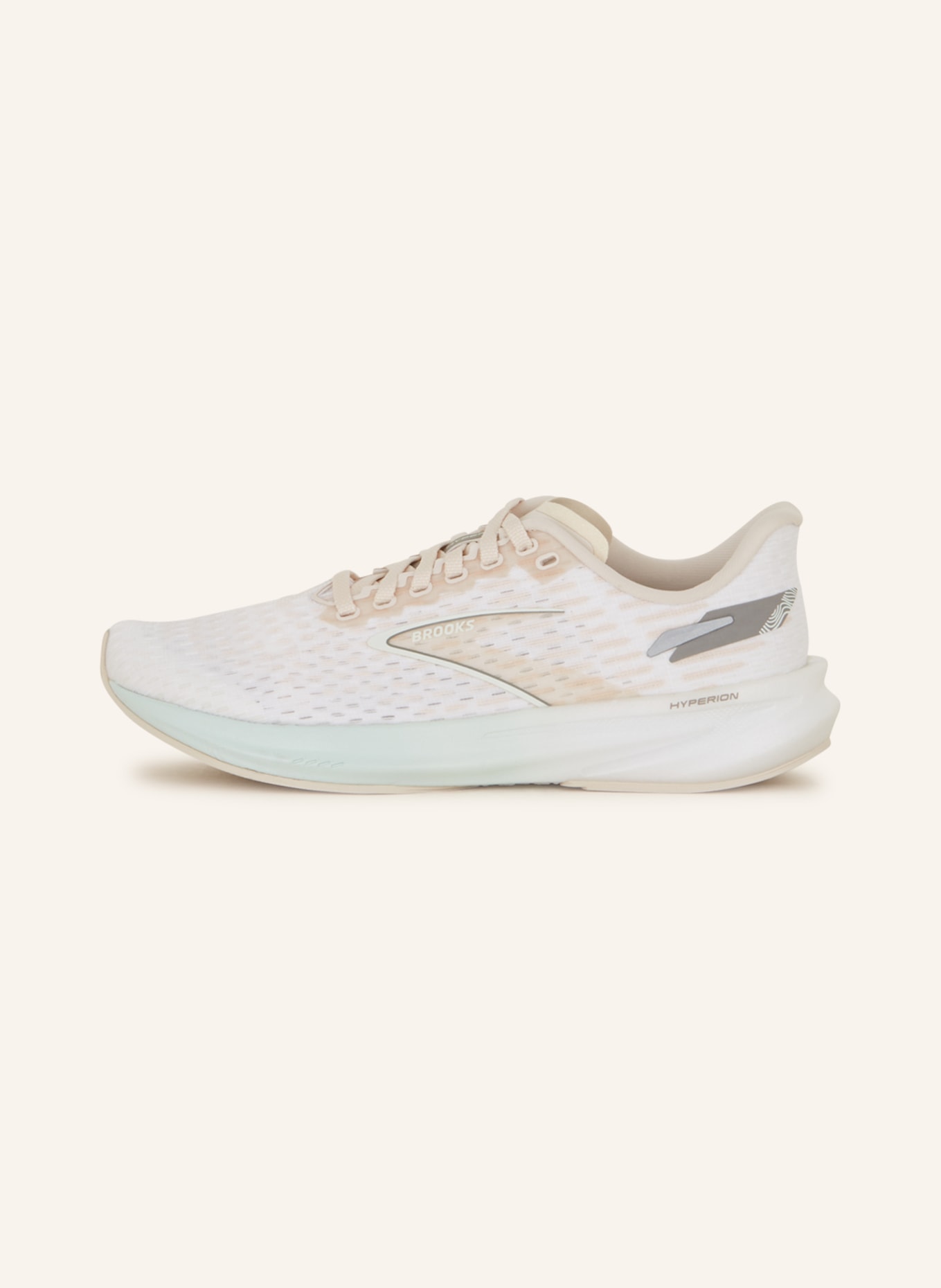 BROOKS Running shoes HYPERION, Color: WHITE/ NUDE (Image 4)