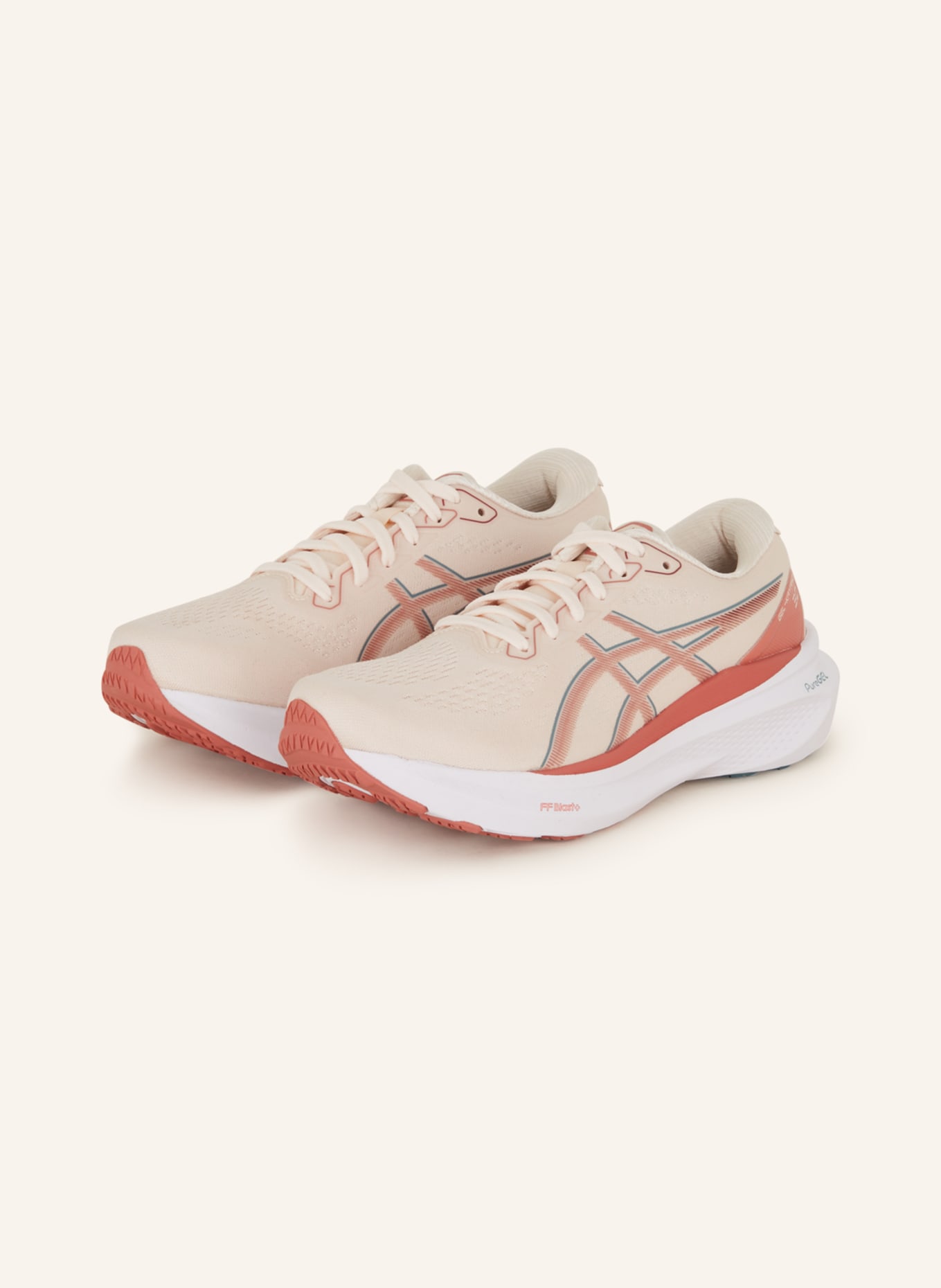 ASICS Laufschuhe GEL KAYANO 30, Farbe: ROSÉ/ BRAUN/ PETROL (Bild 1)