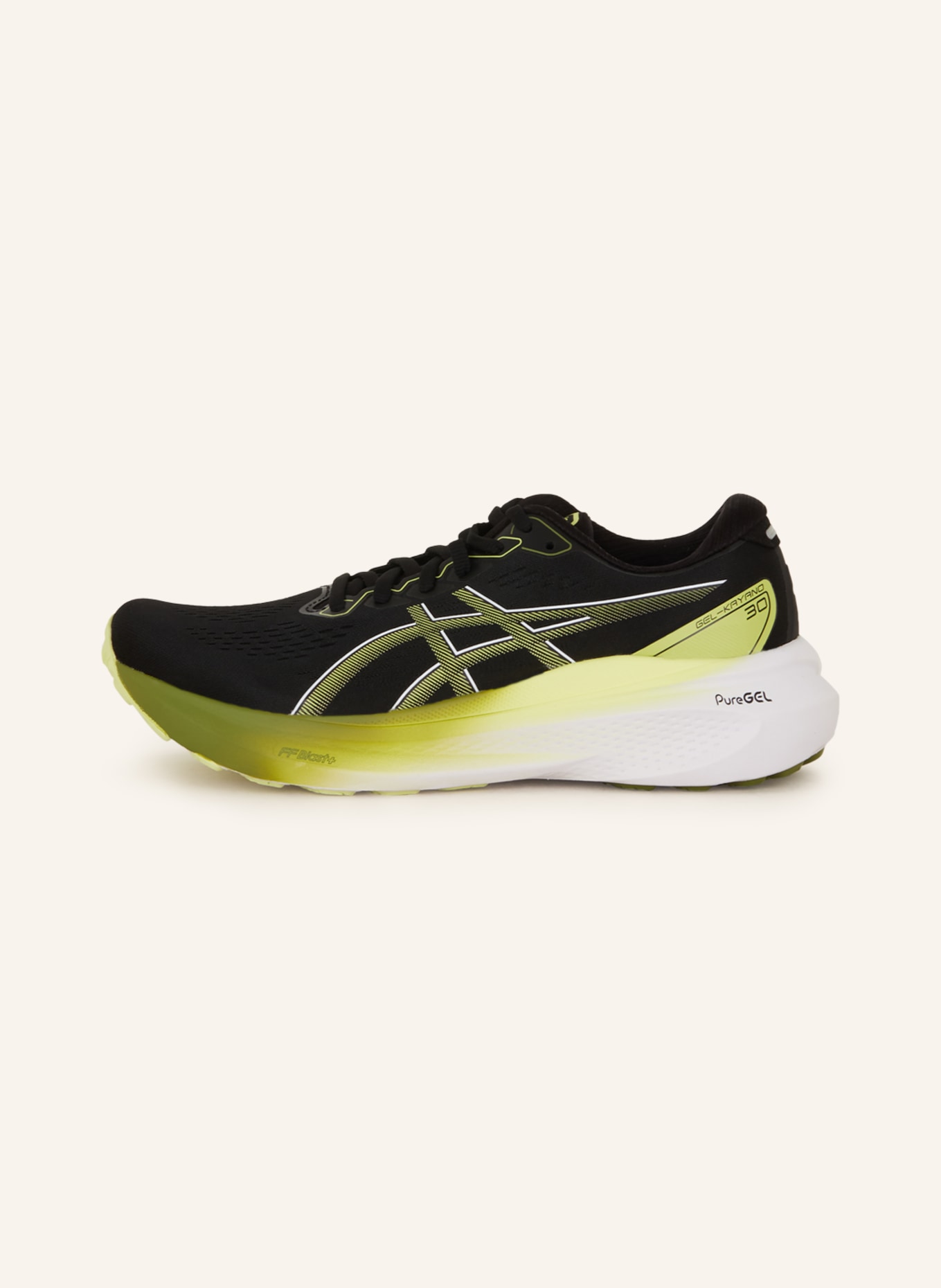 ASICS Laufschuhe GEL KAYANO 30, Farbe: SCHWARZ/ GELB (Bild 4)