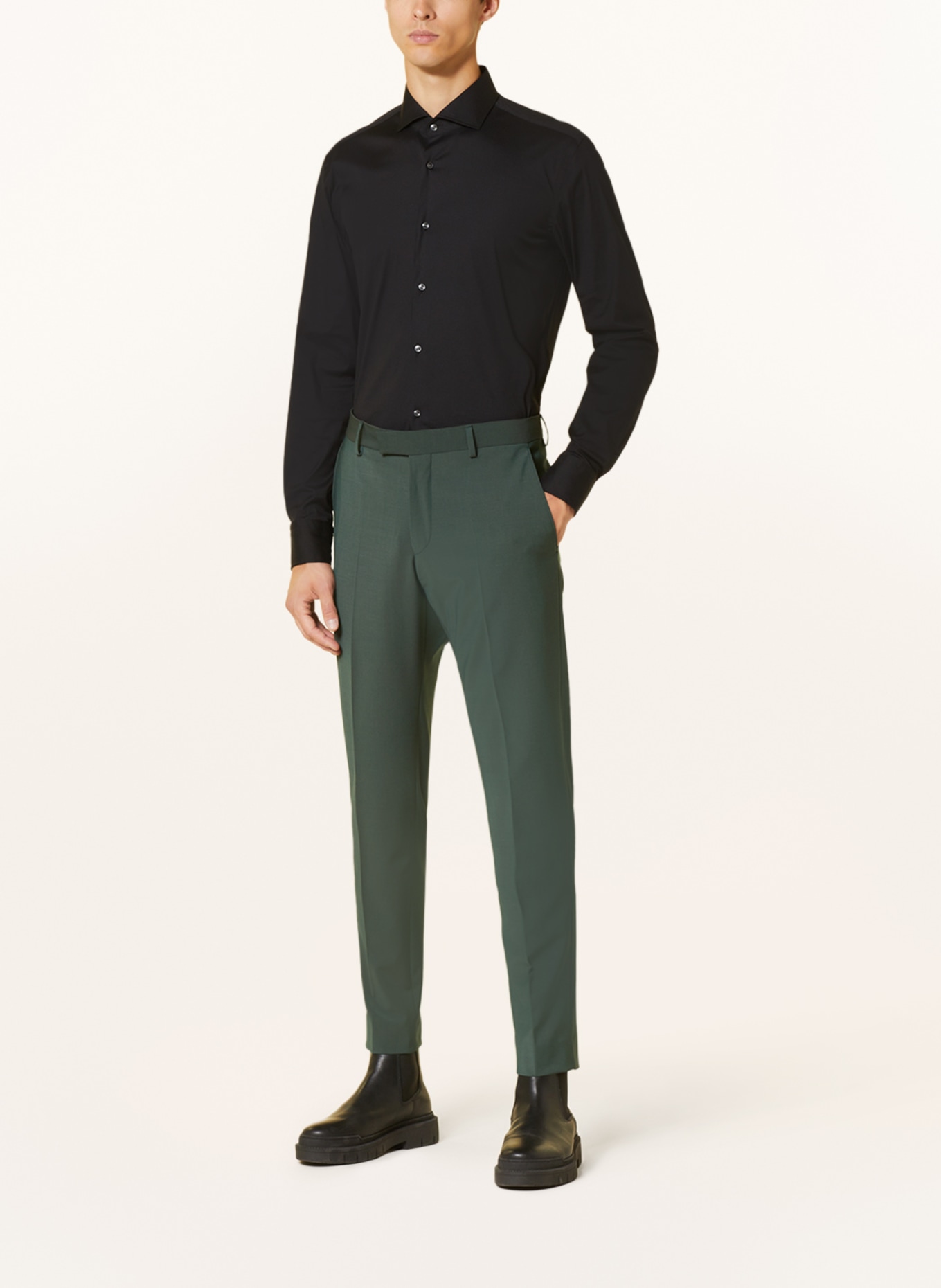 STRELLSON Anzughose MADDEN 2.0 Extra Slim Fit, Farbe: 309 Dark Green                 309 (Bild 3)