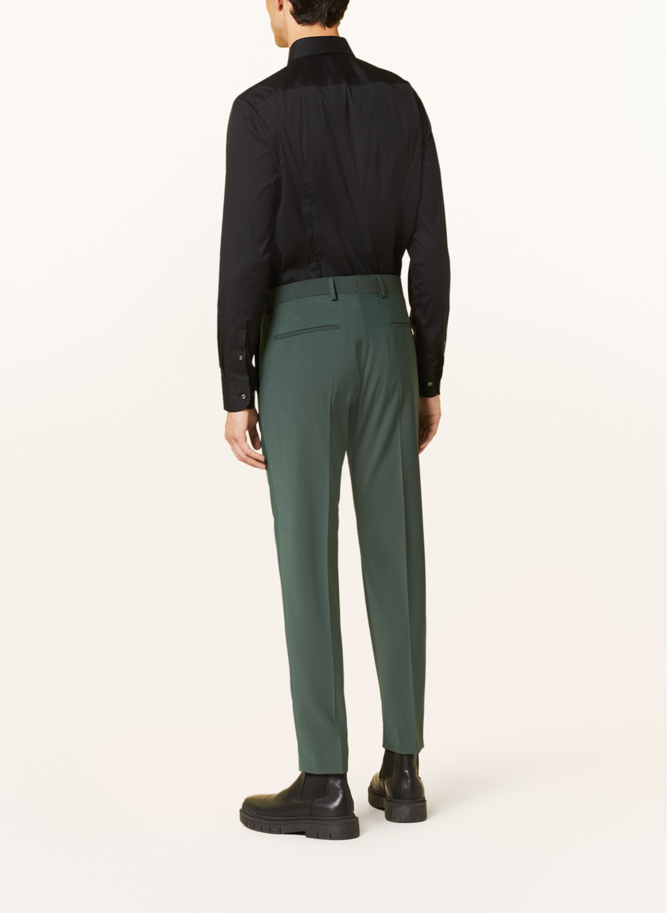 STRELLSON Spodnie garniturowe MADDEN 2.0 extra slim fit, Kolor: 309 Dark Green                 309 (Obrazek 4)