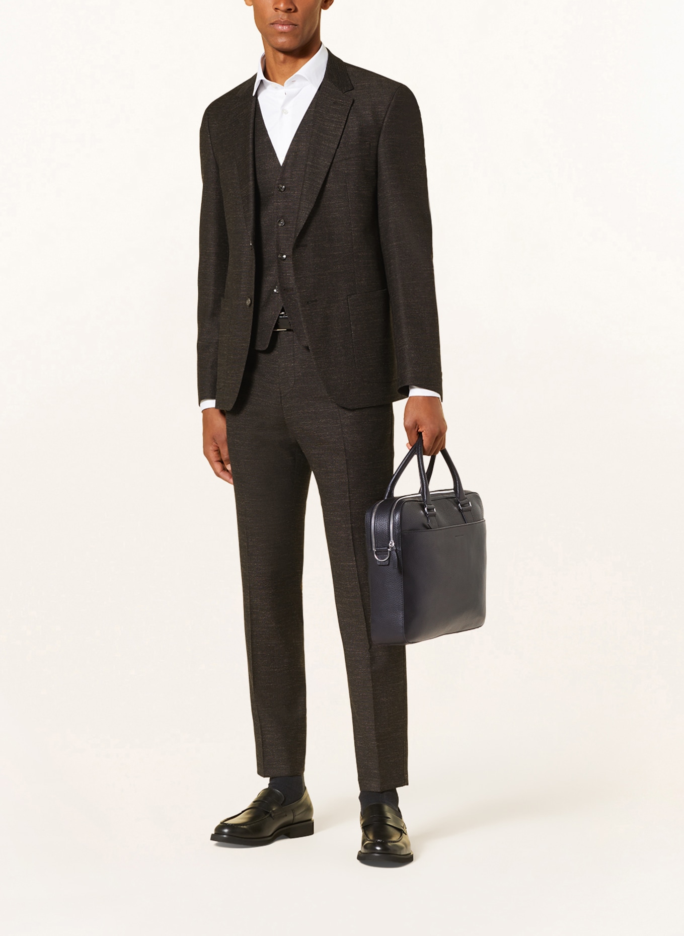 STRELLSON Suit jacket ARNDT2 extra slim fit, Color: 202 Dark Brown                 202 (Image 2)