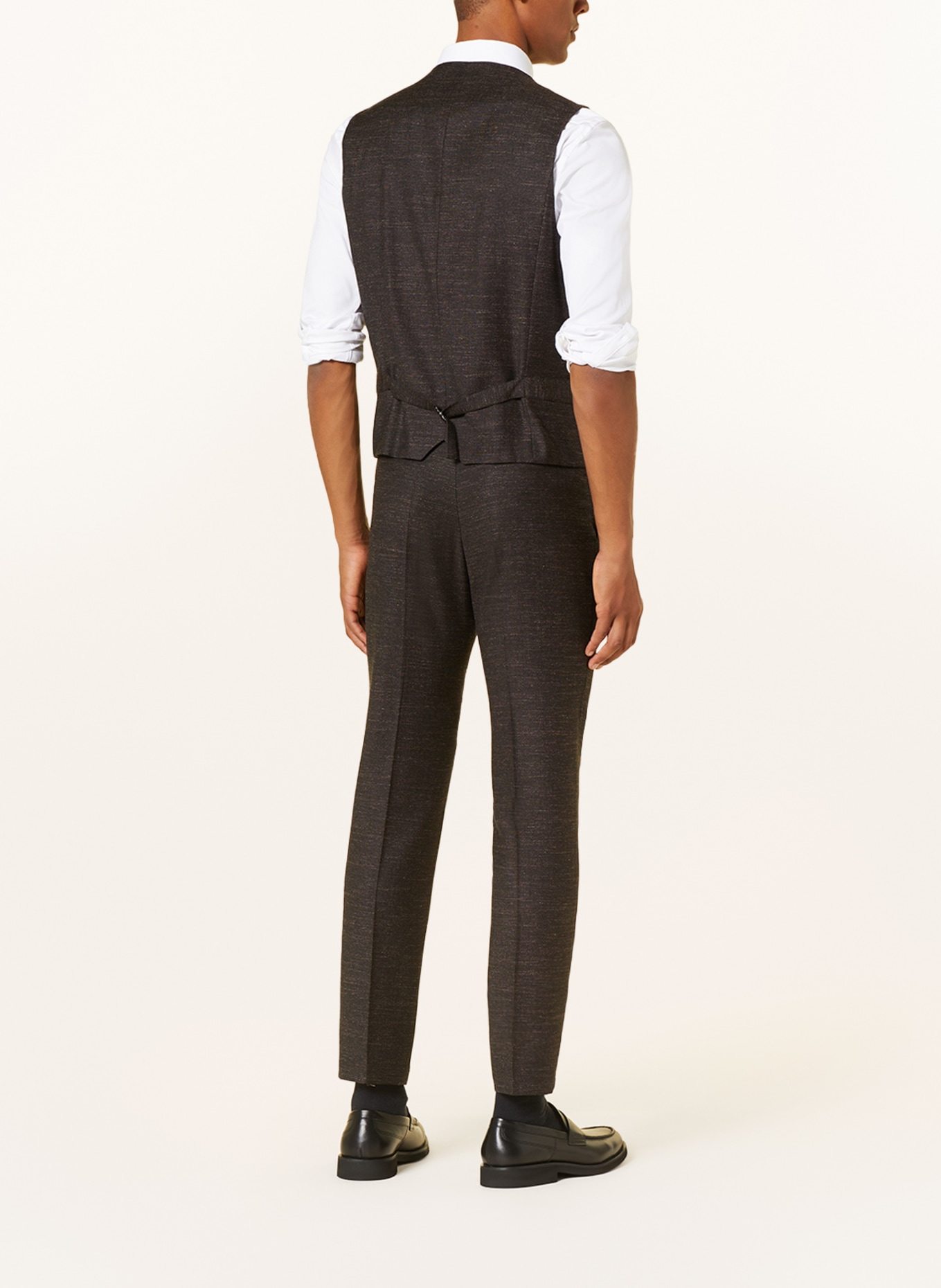 STRELLSON Suit vest GYL2 extra slim fit, Color: 202 Dark Brown                 202 (Image 3)