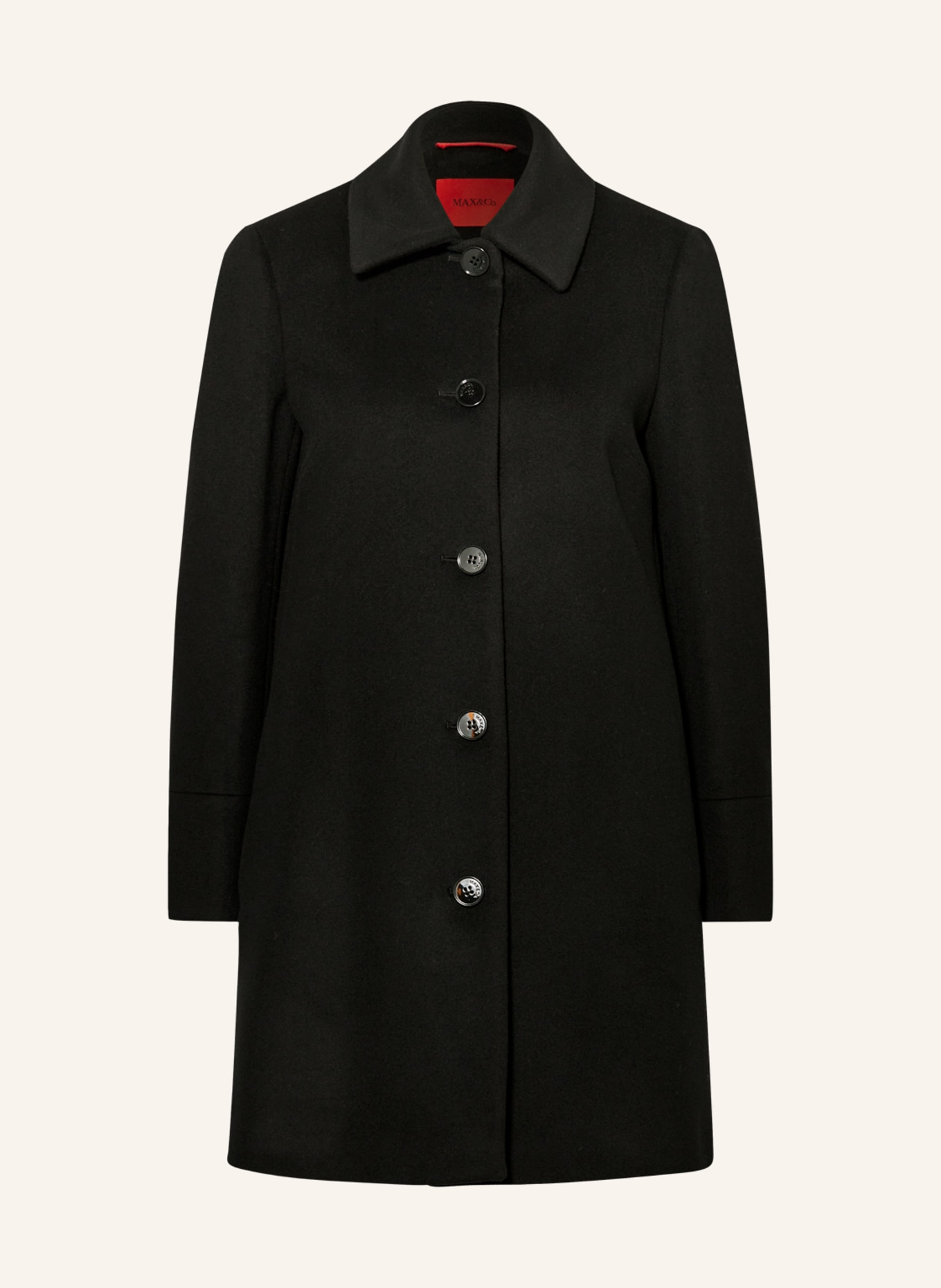 MAX & Co. Wool coat JET, Color: BLACK (Image 1)
