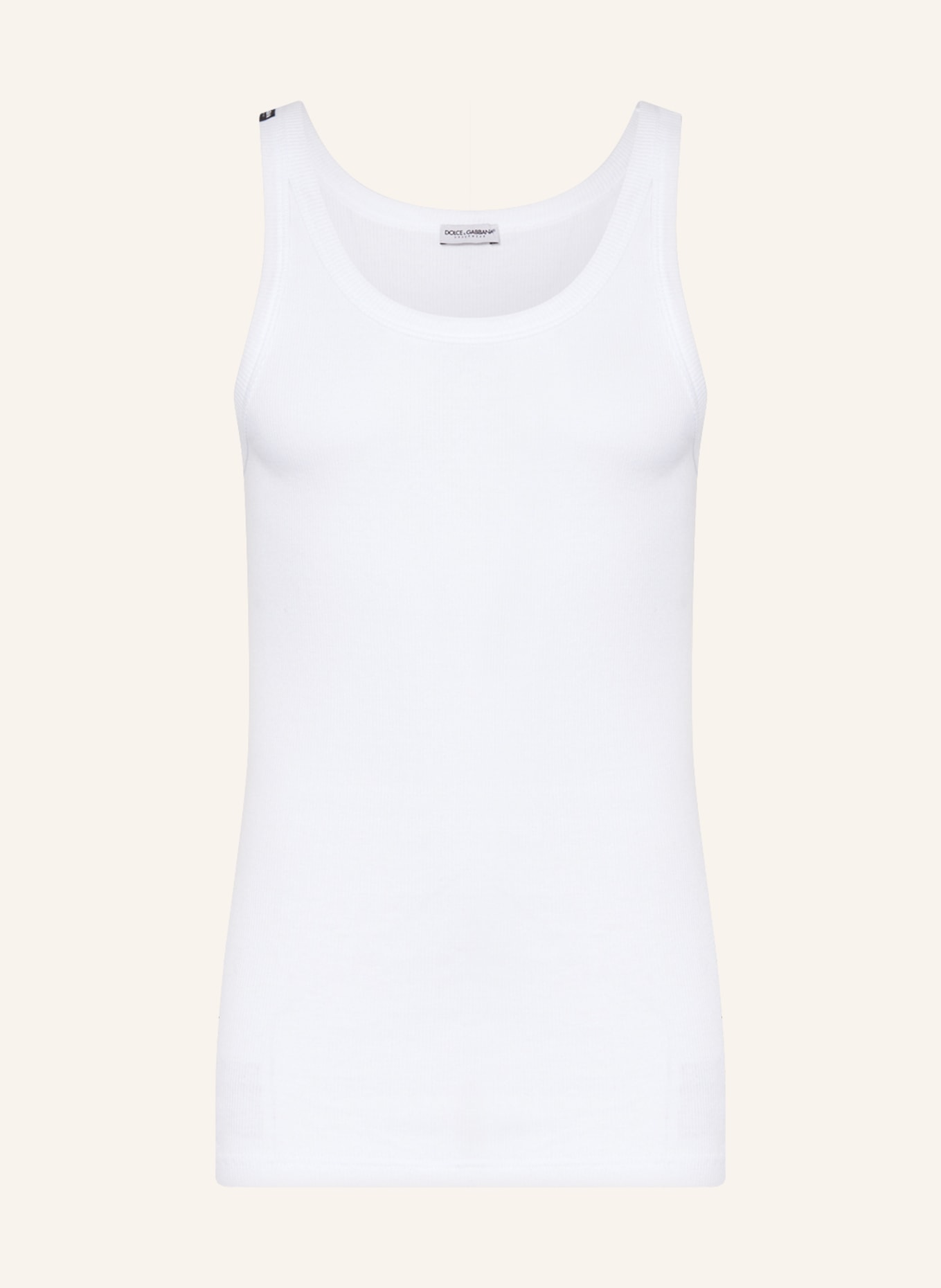 DOLCE & GABBANA Undershirt, Color: WHITE (Image 1)