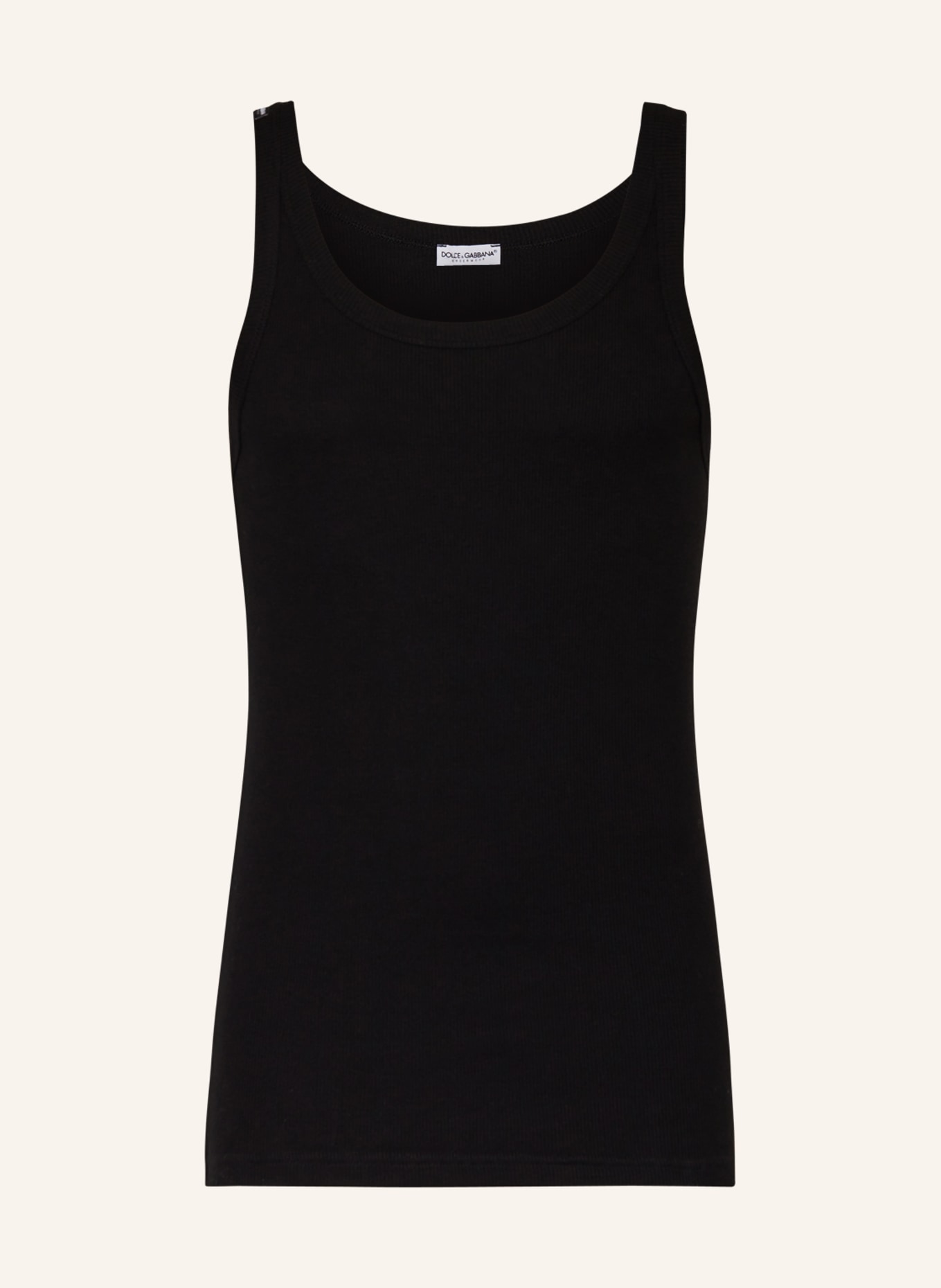 DOLCE & GABBANA Nátělník: ČERNÁ