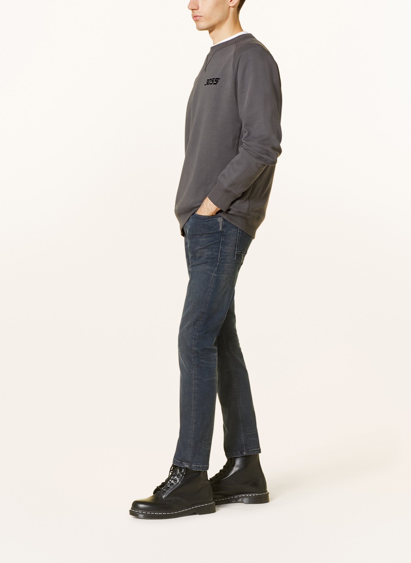 BOSS Jeans DELAWARE Slim Fit, Farbe: 427 MEDIUM BLUE (Bild 4)