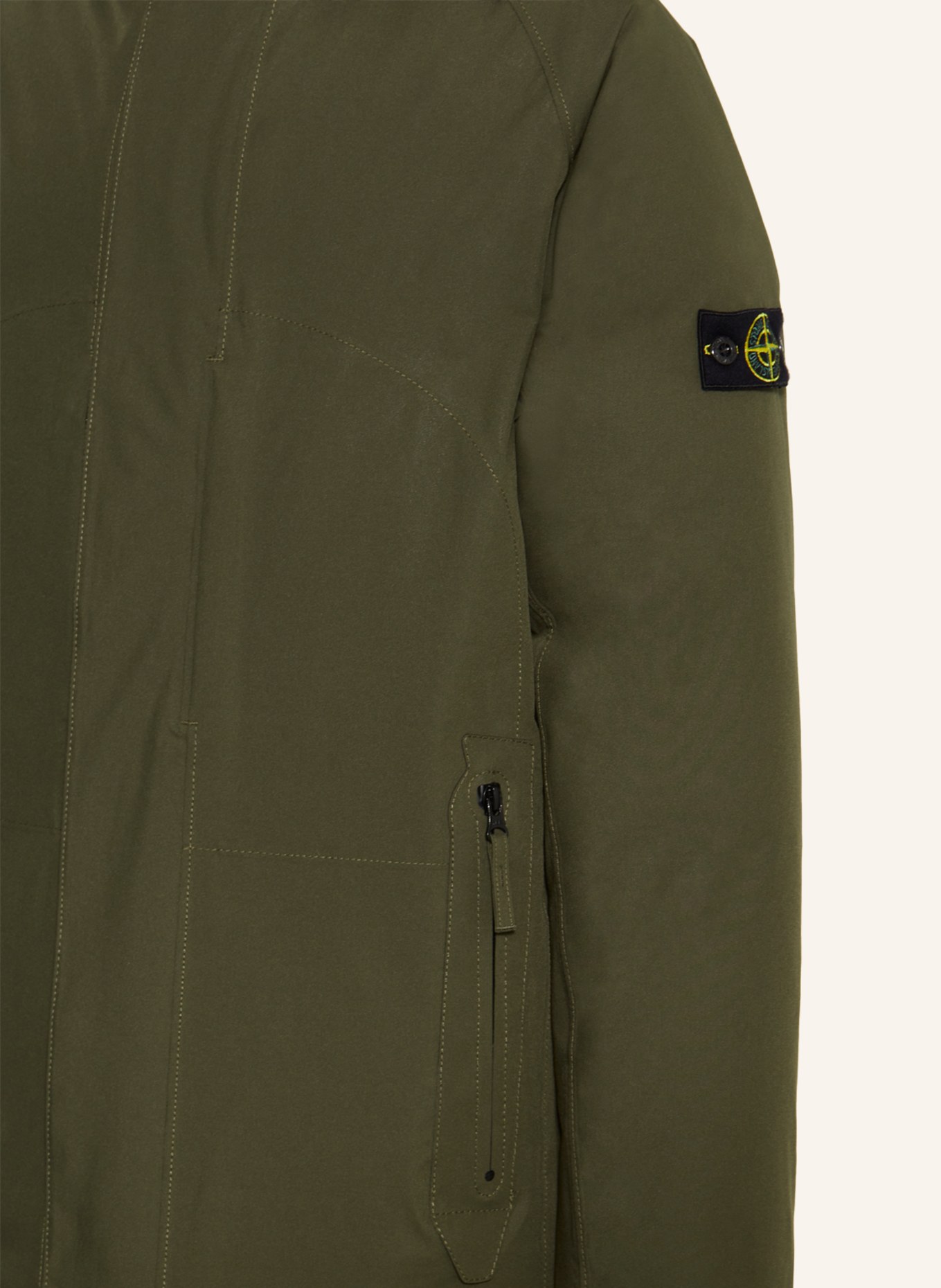 STONE ISLAND JUNIOR Funktionsjacke: OLIV