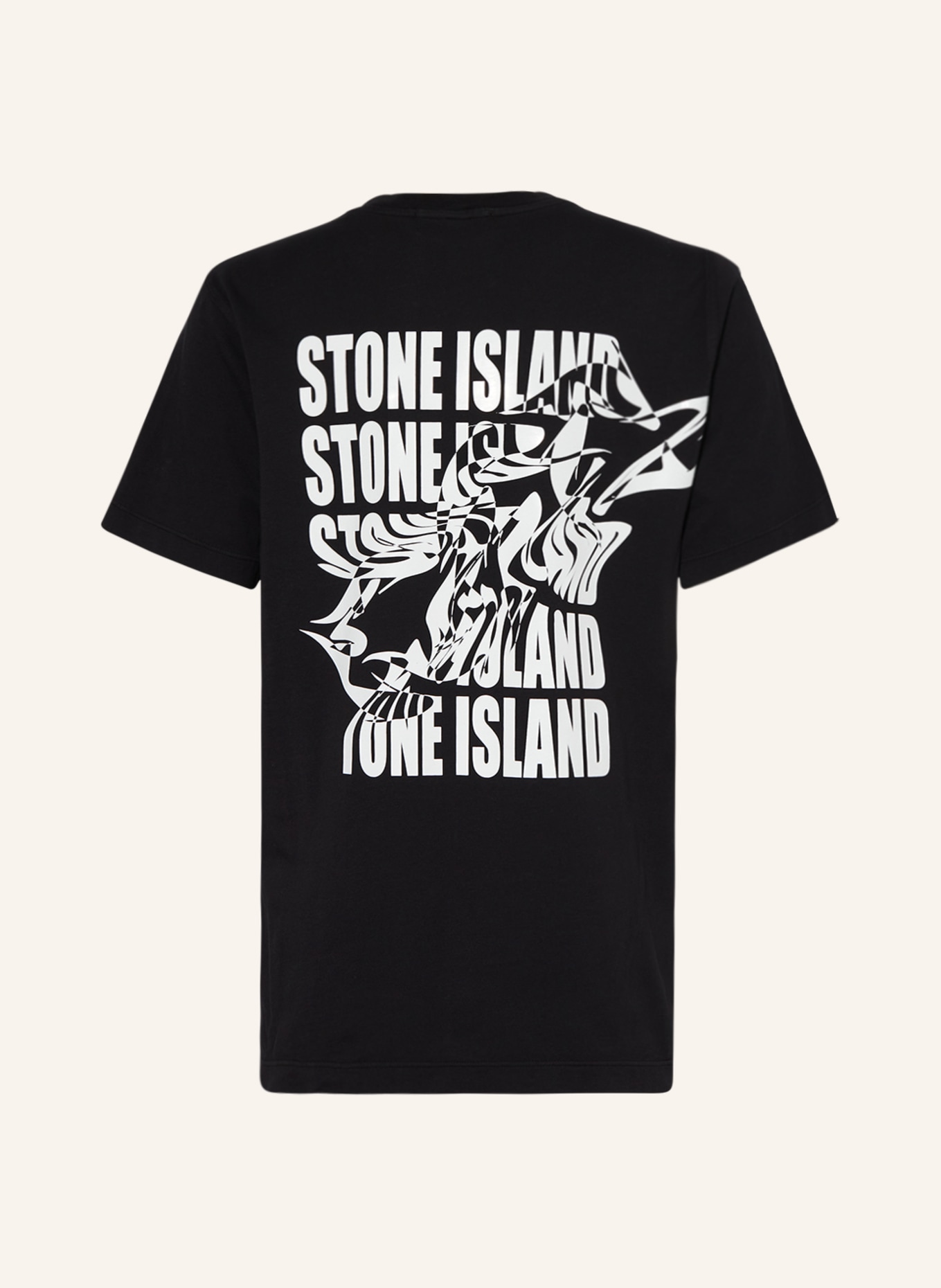 STONE ISLAND JUNIOR T-shirt, Kolor: CZARNY (Obrazek 2)