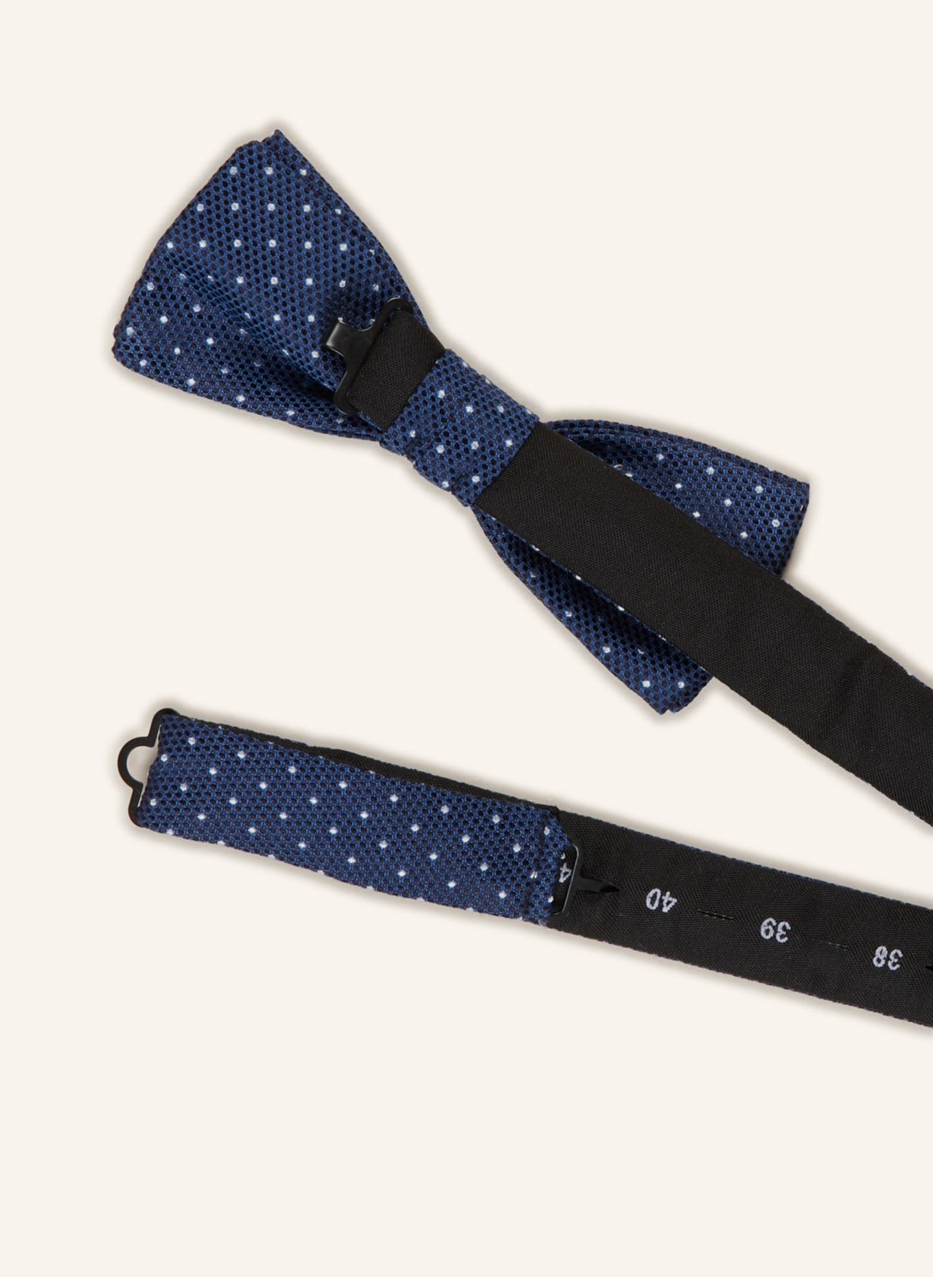BOSS Set: Bow tie and pocket square, Color: DARK BLUE (Image 3)